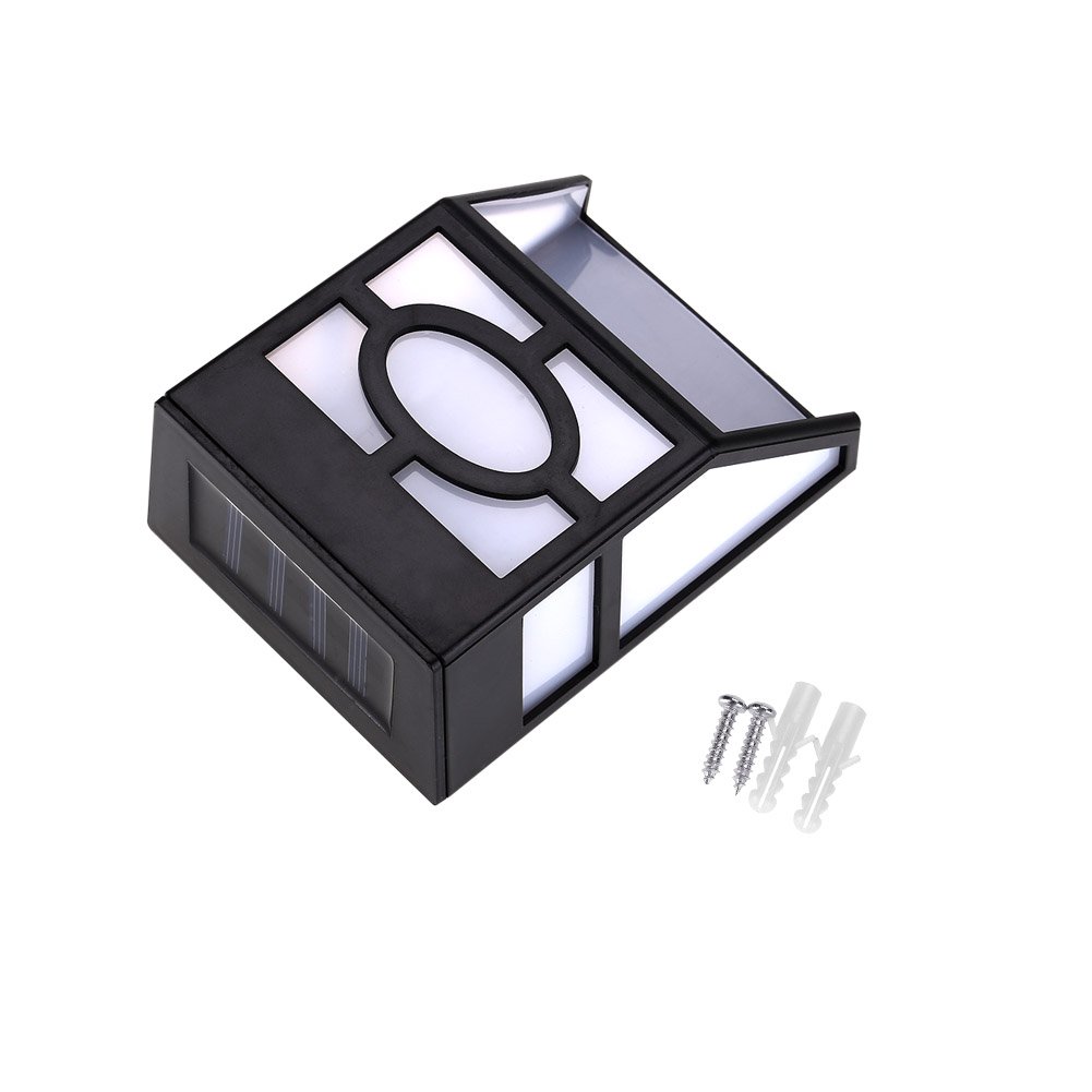 Solar Deck Lights Outdoor Waterproof - LED Garden Lighting for Patio & Stairs with Motion Sensor