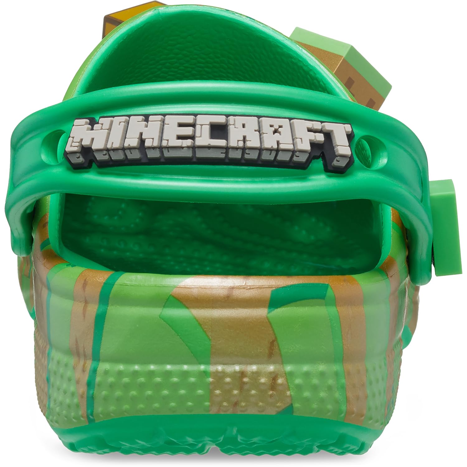 Crocs Unisex-Child Classic Minecraft Clogs | Kids' Comfortable Slip-On Shoes for School, Play & Outdoor Activities