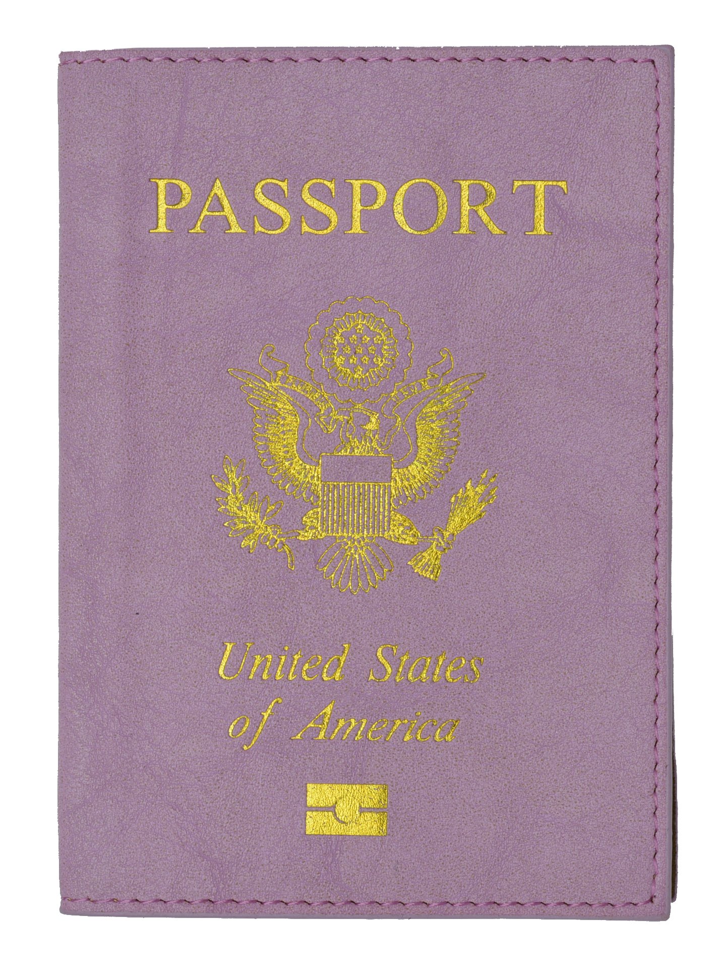 Premium Leather Passport Holder & Travel Wallet - RFID Blocking Card Organizer with Multiple Pockets for ID, Tickets, Cash (Purple) | Perfect for International Trips, Business Travel & Vacation Accessories