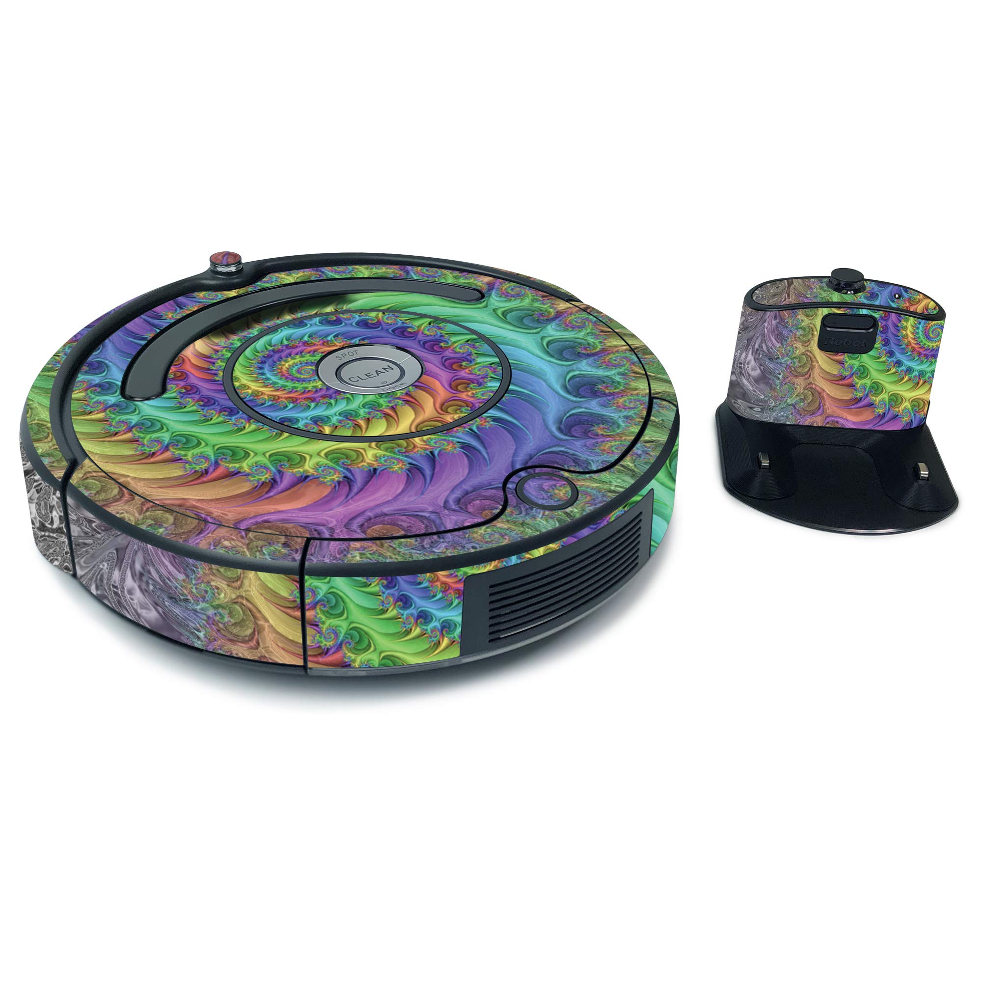 iRobot Roomba 675 Protective Vinyl Skin Wrap - Durable Decal Cover | Easy to Apply & Remove | Made in USA | Perfect for Home Cleaning & Robot Vacuum Protection