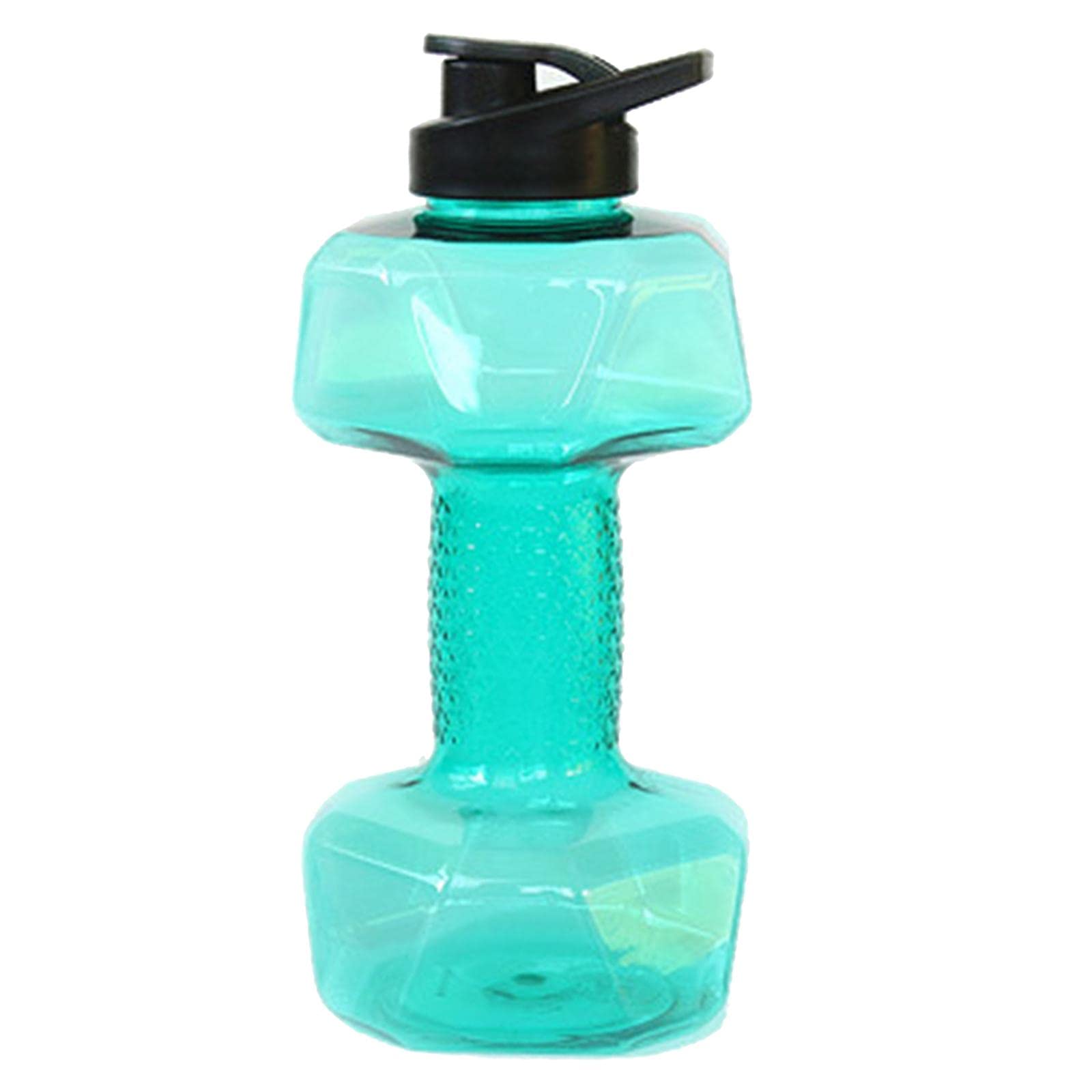 Large 1500ml BPA-Free Sports Water Bottle - Durable Portable Dumbbell Design for Gym, Cycling, Camping & Fitness | Green
