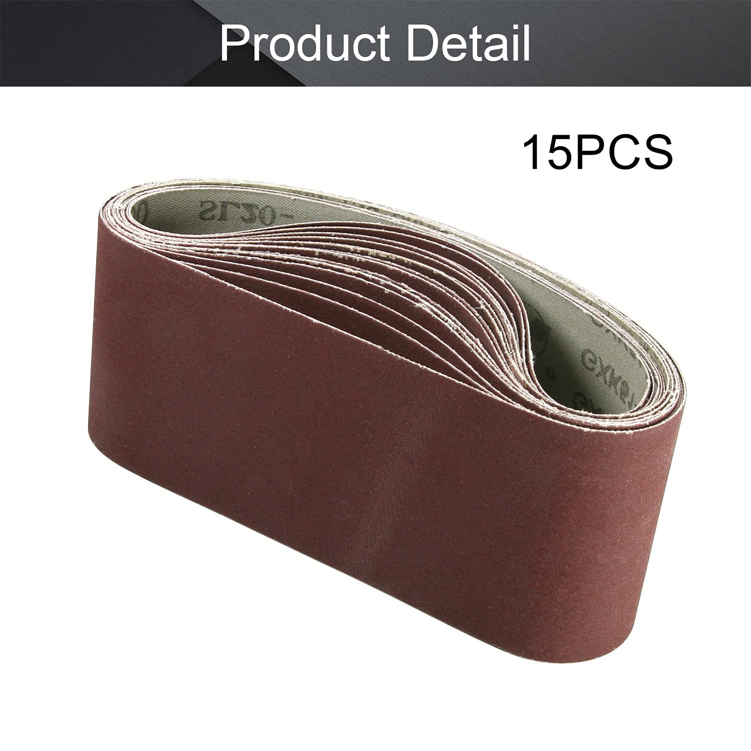 Utoolmart 2.9x18 Inch 320 Grit Aluminum Oxide Sanding Belt - 5 Pack for Wood Finishing, Metal Polishing & Drywall Sanding | Compatible with Portable Belt Sanders & Sharpening Tools | Ideal for DIY Projects, Furniture Refinishing & Home Renovation