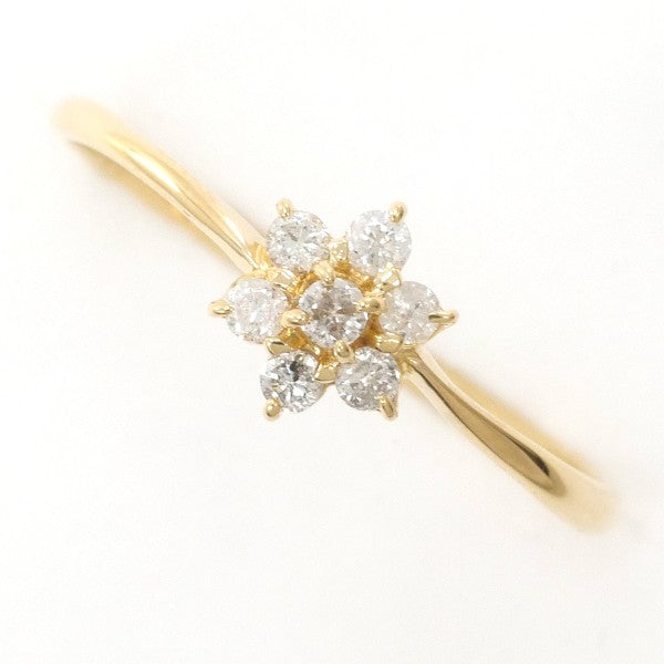 18K Yellow Gold Diamond Ring for Women - Elegant Solitaire Engagement Wedding Band - Perfect for Proposals, Anniversaries & Special Occasions
