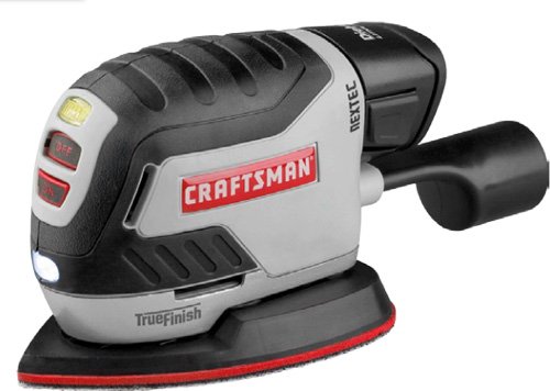 NEXTEC 12V Lithium-Ion Cordless Finish Sander - Tool Only - Perfect for Woodworking, Sanding & DIY Home Projects