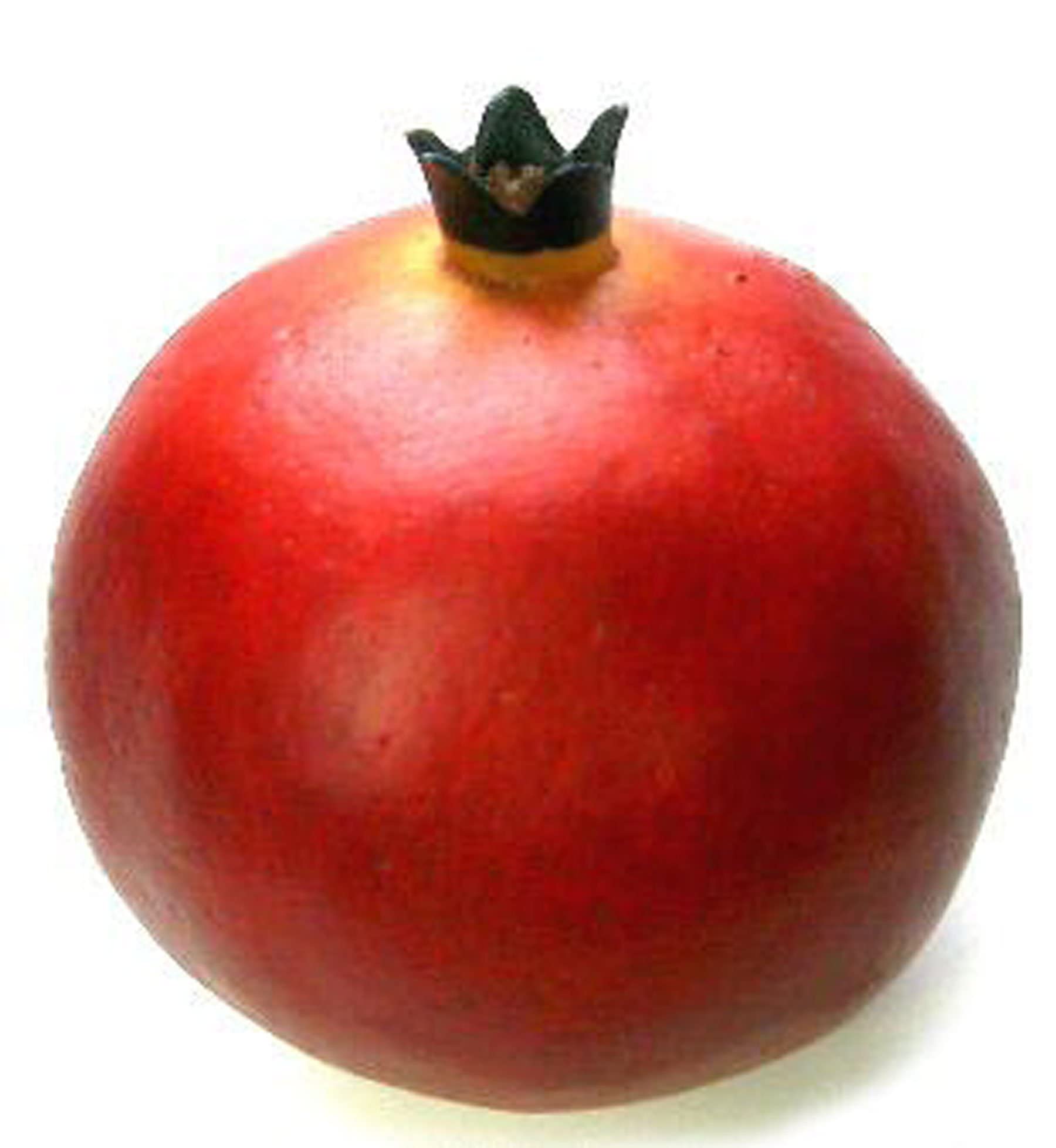 12 Pack Artificial 3.25 Inch Pomegranate Decor - Realistic Fake Red Fruit for Home Decor, Table Centerpiece, Wedding & Party Decoration