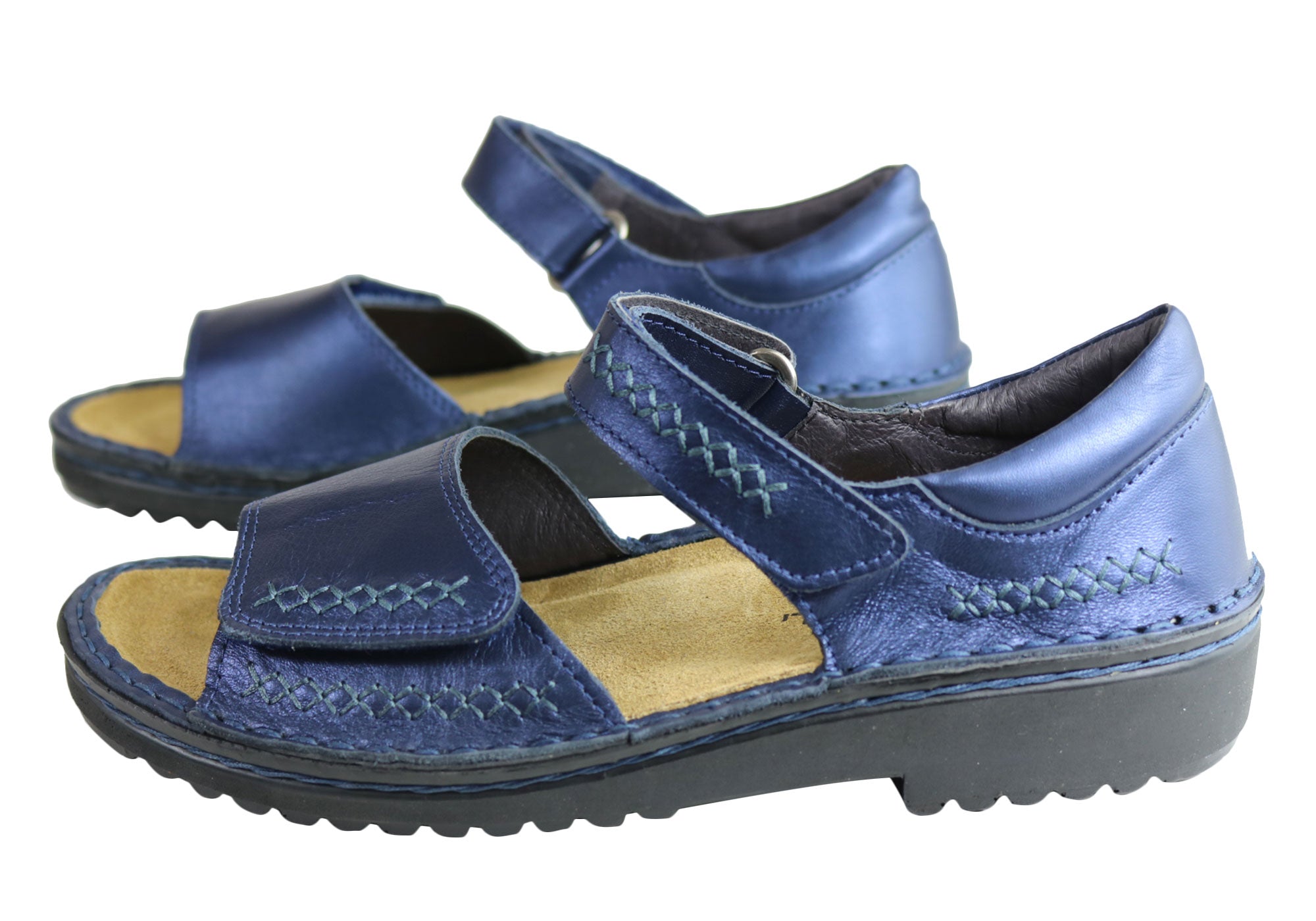 Naot Norel Women's Comfort Cushioned Orthotic Friendly Leather Sandals - Supportive Walking Shoes for Travel, Work & Everyday Wear