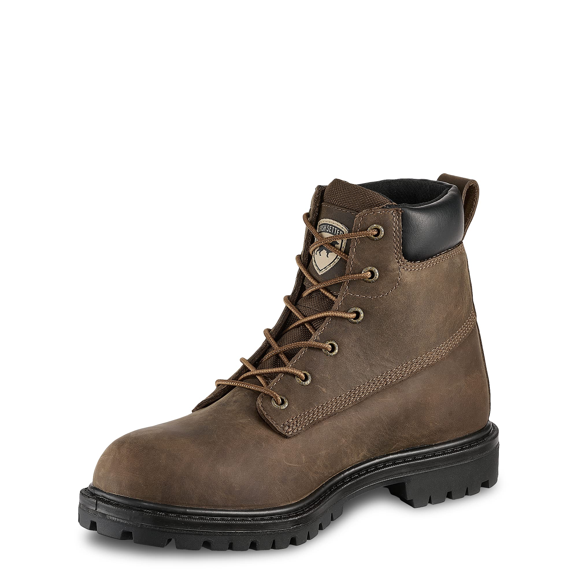 Irish Setter Men's Hopkins Waterproof Work Boots - Steel Toe, Slip Resistant, Electrical Hazard Protection - Ideal for Construction, Landscaping & Outdoor Work