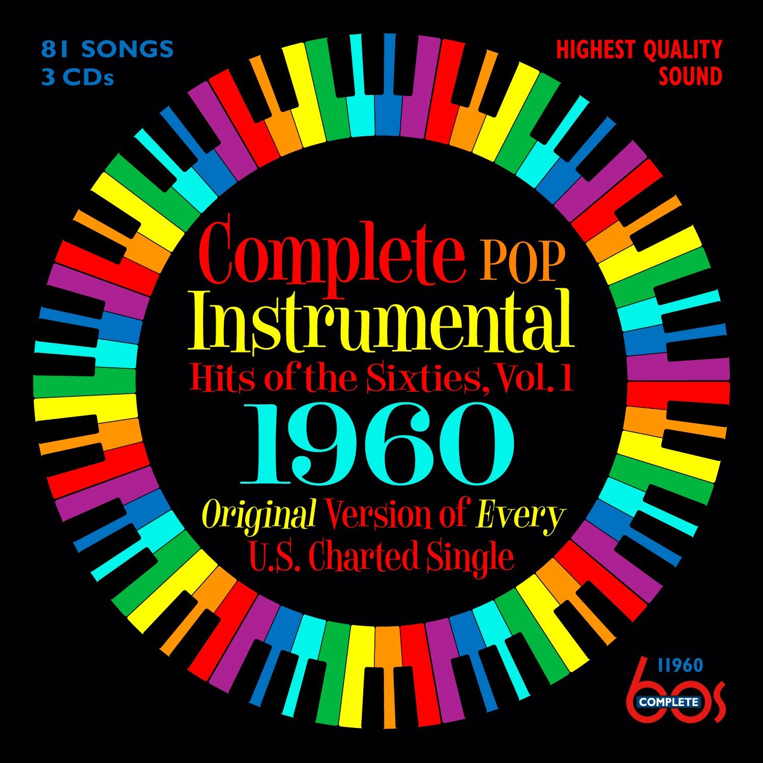 Complete Pop Instrumental Hits Of The Sixties, Vol. 1 (1960) – Best 60s Instrumental Music Collection for Relaxation, Study & Retro Parties
