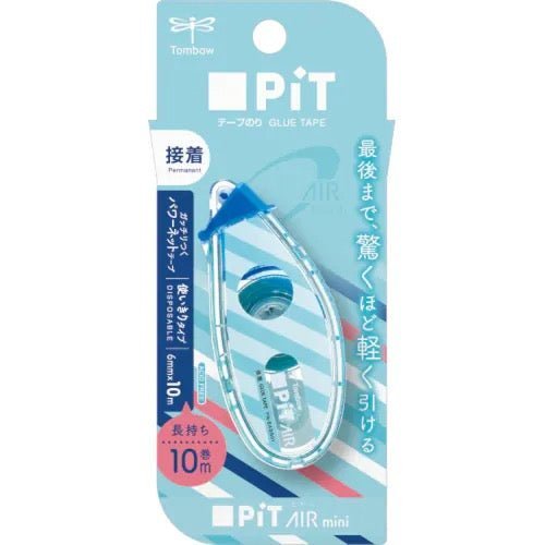 PiT AIR Mini Glue Tape - Strong & Repositionable Adhesive for Scrapbooking, Crafts, and Office Use - Tombow Brand - Perfect for DIY Projects, Photo Albums, and School Supplies