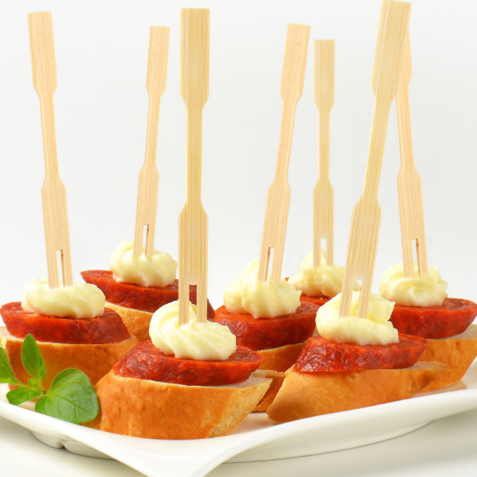 Ohumirt 320 PCS Mini Appetizer Forks - 3.5 Inch Disposable Cocktail Forks & Party Toothpicks for Fruit, Charcuterie, Cheese Platters, Weddings & Catering Events - Perfect for Hors d'Oeuvres, Appetizers & Finger Foods
