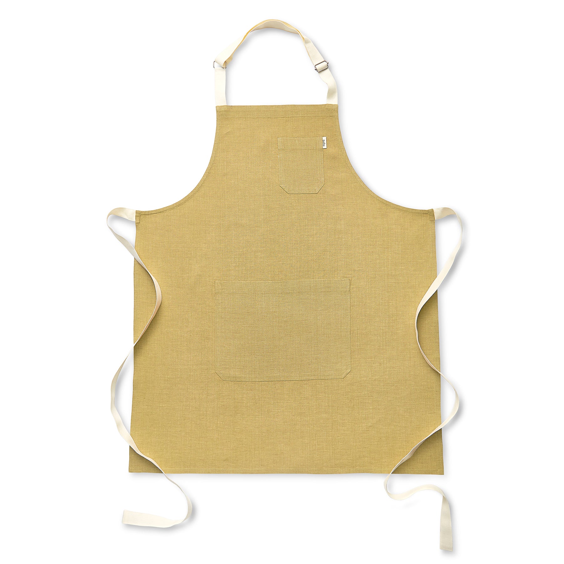 Light Grey Apron with Black Tie