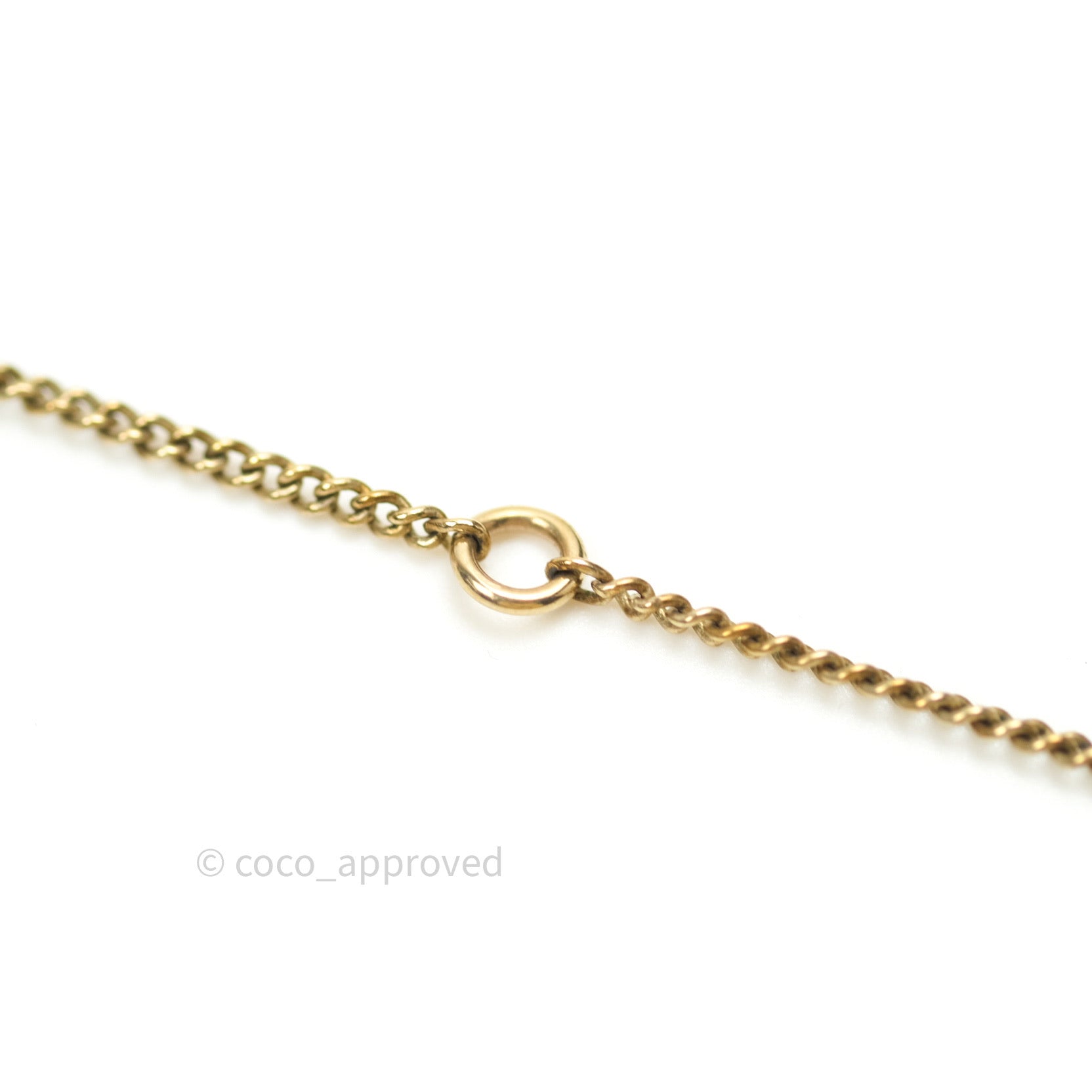 Chanel CC Pearl Crystal Necklace in Gold - Elegant Luxury Jewelry for Women, Perfect for Parties, Weddings & Special Occasions