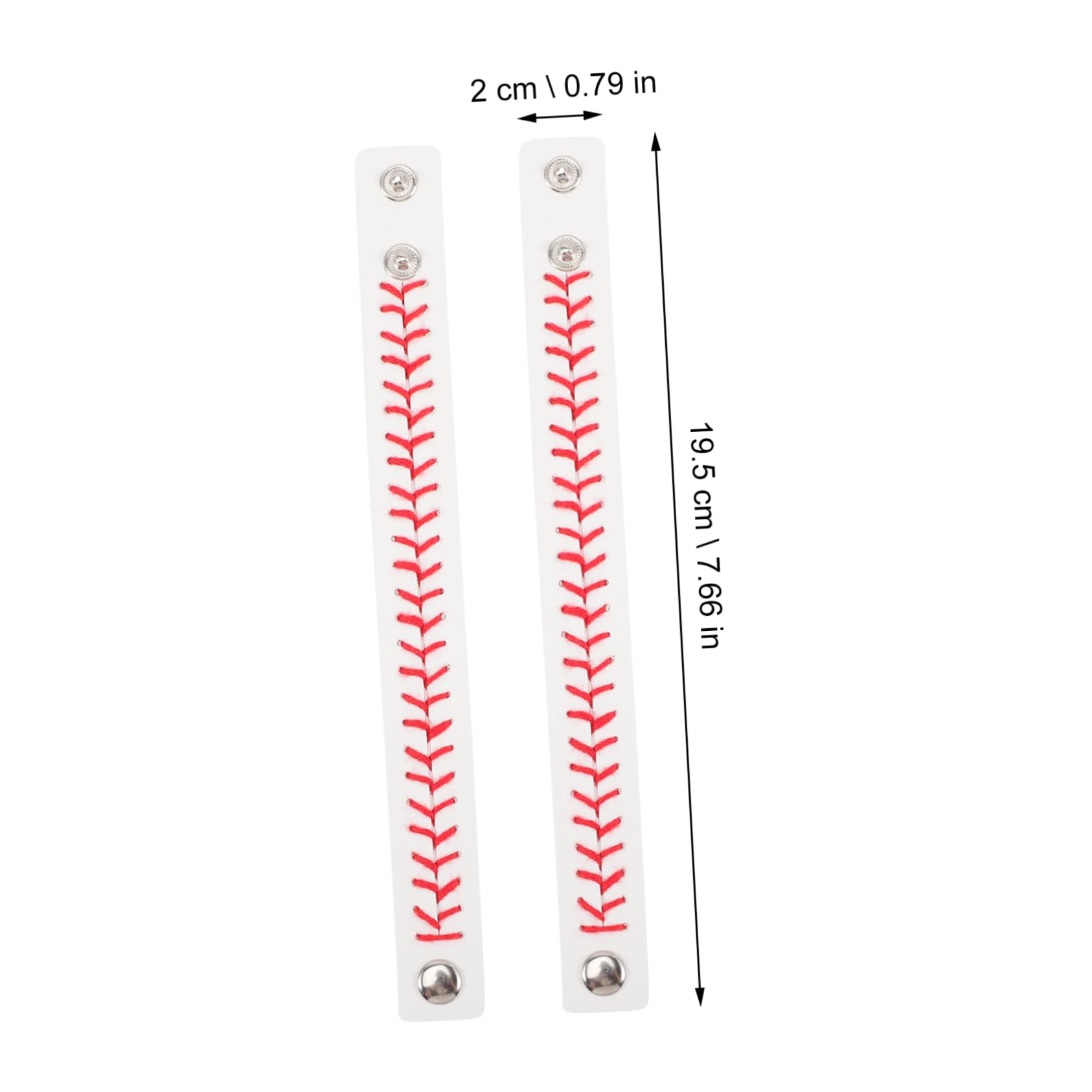 4 Pcs Baseball Bracelet for Women - Trendy European & American Style Sports Jewelry - Perfect for Games, Gifts and Everyday Wear
