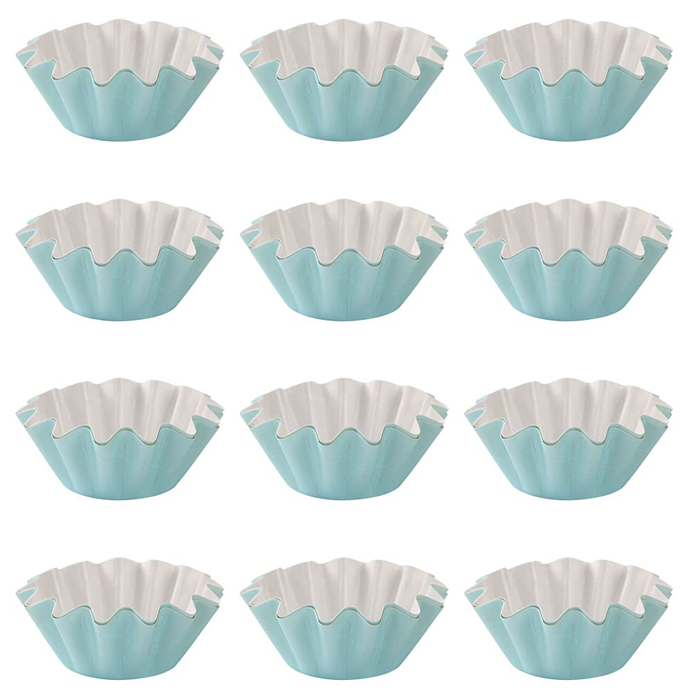 Hemoton 50pcs Christmas Cupcake Baking Cups - Disposable Muffin Liners, Mini Wedding Cake Cups, Baby Shower & Flower Cake Covers | Perfect for Holiday Baking, Party Decorations & Dessert Displays