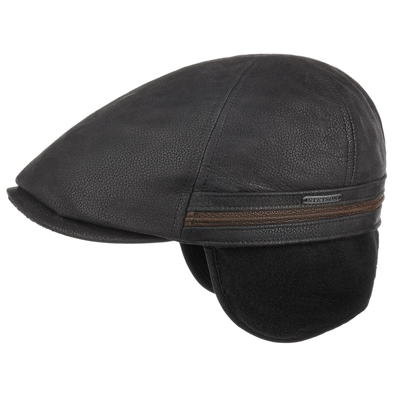 Stetson Redding Earflap Cap for Men - Warm Winter Hat with Ear Flaps - Outdoor Hunting, Skiing & Cold Weather Activities