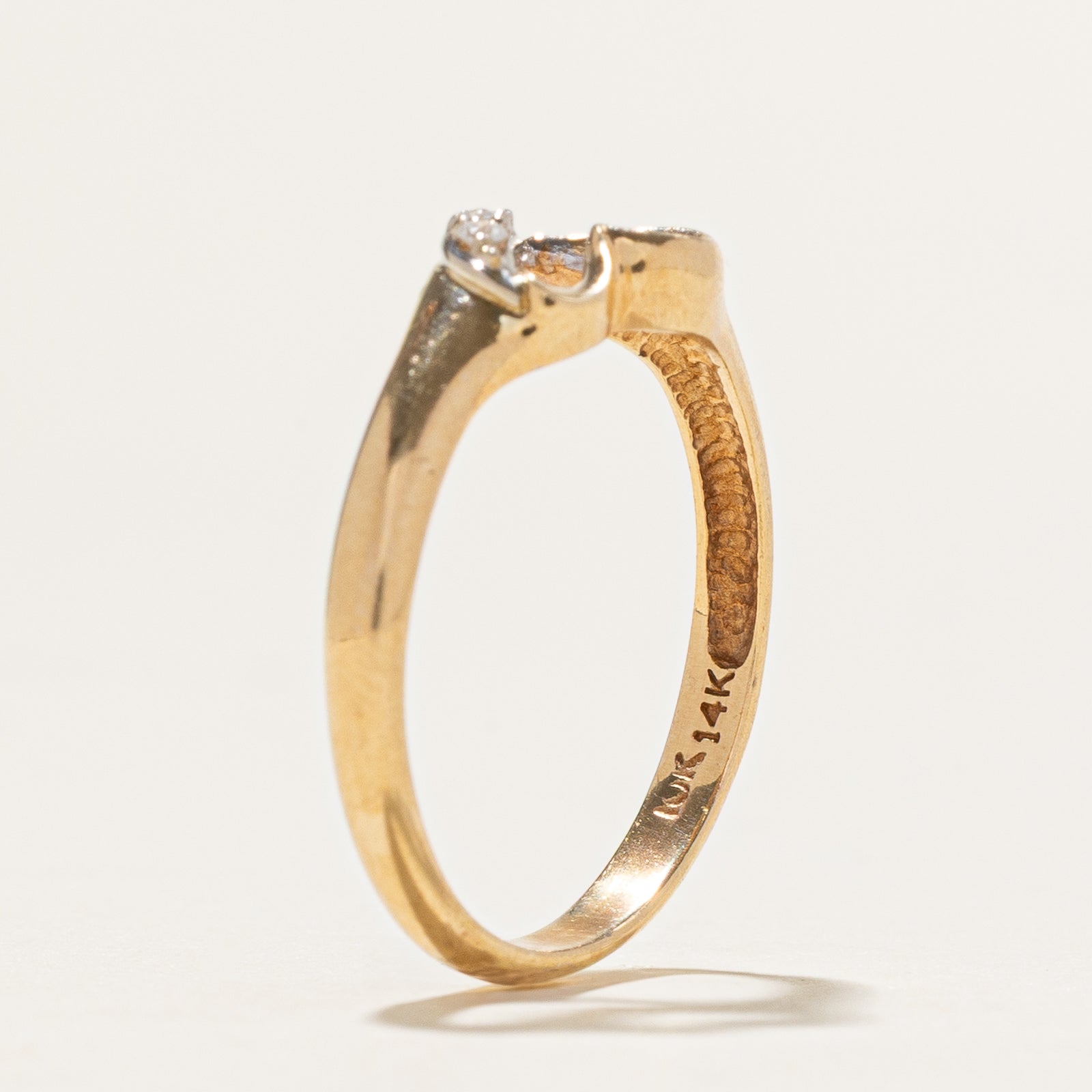 0.03ctw Diamond Open Heart Ring - Size 6.25 - Elegant Sterling Silver Jewelry for Women - Perfect Gift for Valentine's Day, Anniversary & Special Occasions
