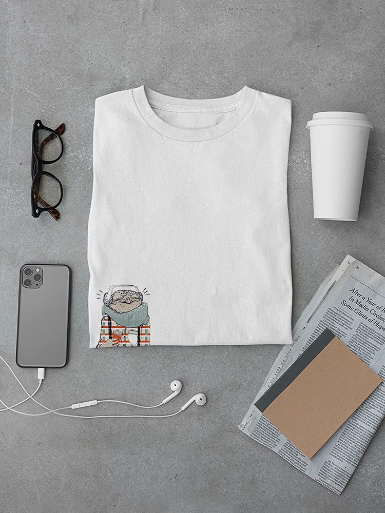 Trendy Hipster Owl with Headphones Graphic T-Shirt for Men - Casual Streetwear & Music Lover Outfit