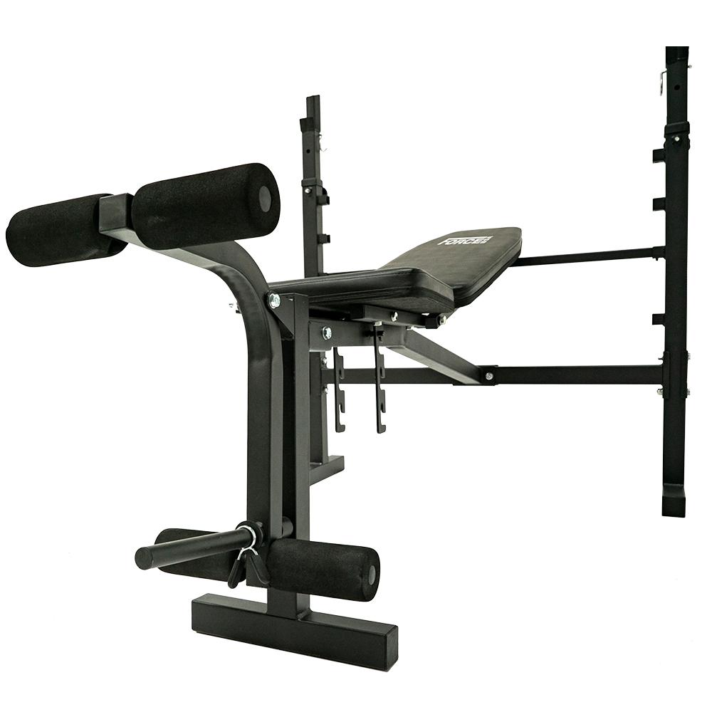 Force USA Adjustable Weight Bench for Home Gym - Heavy Duty 3000LBS Capacity, 7 Back Positions & 3 Seat Adjustments - Perfect for Strength Training, Dumbbell Workouts & Full-Body Exercises