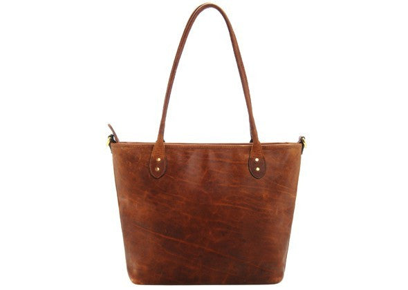 ONA Capri Genuine Leather Camera Tote Bag - Antique Cognac Brown - Stylish DSLR & Mirrorless Camera Bag for Photographers & Travelers