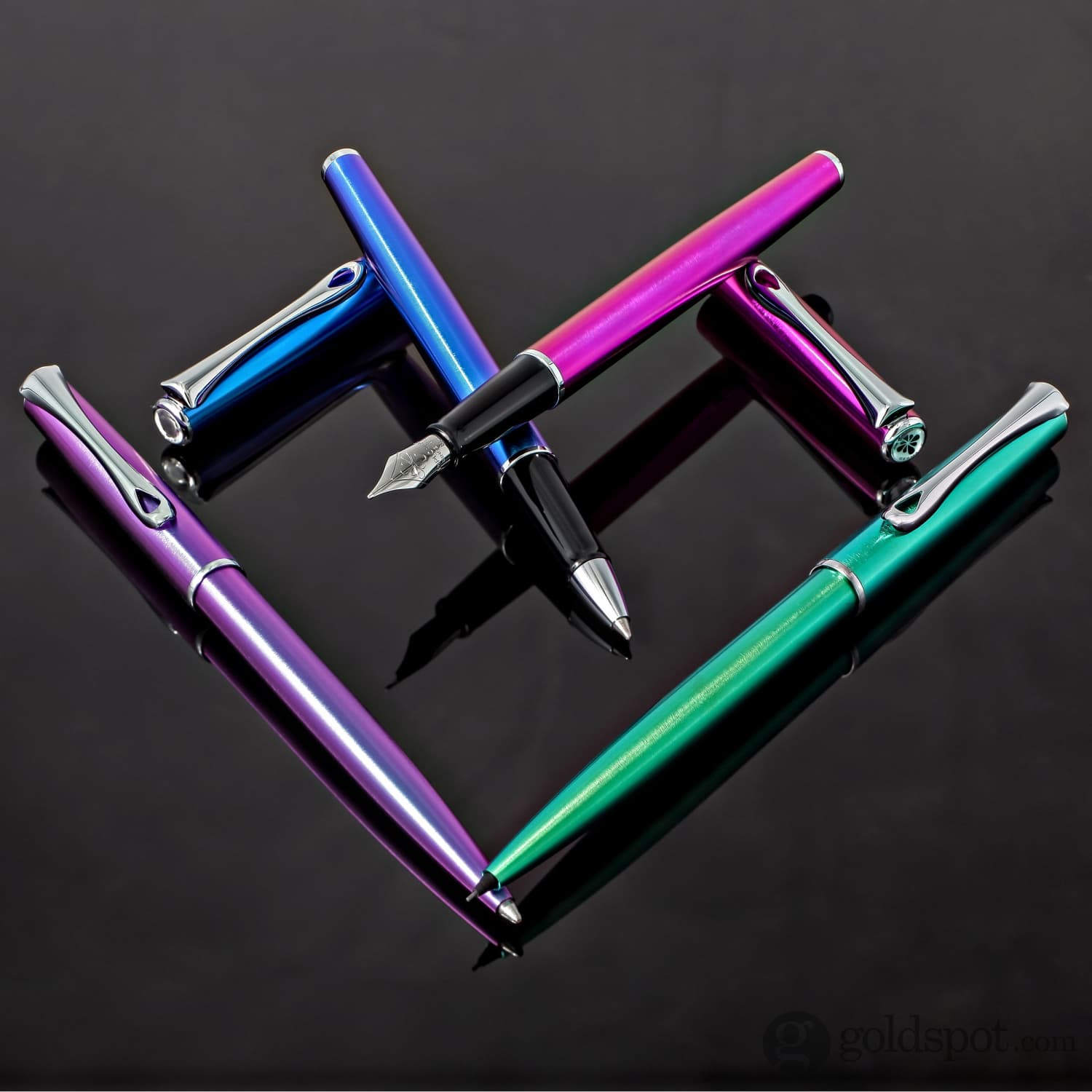 Diplomat Traveller Ballpoint Pen in Funky Green - Premium Writing Instrument for Office, School & Travel - Perfect Gift for Professionals & Students