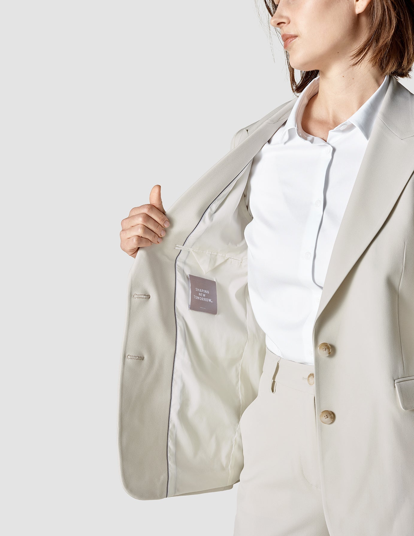 Essential Blazer Off White - Classic Women's Casual Jacket for Office, Party & Everyday Wear | Trendy & Comfortable Outerwear