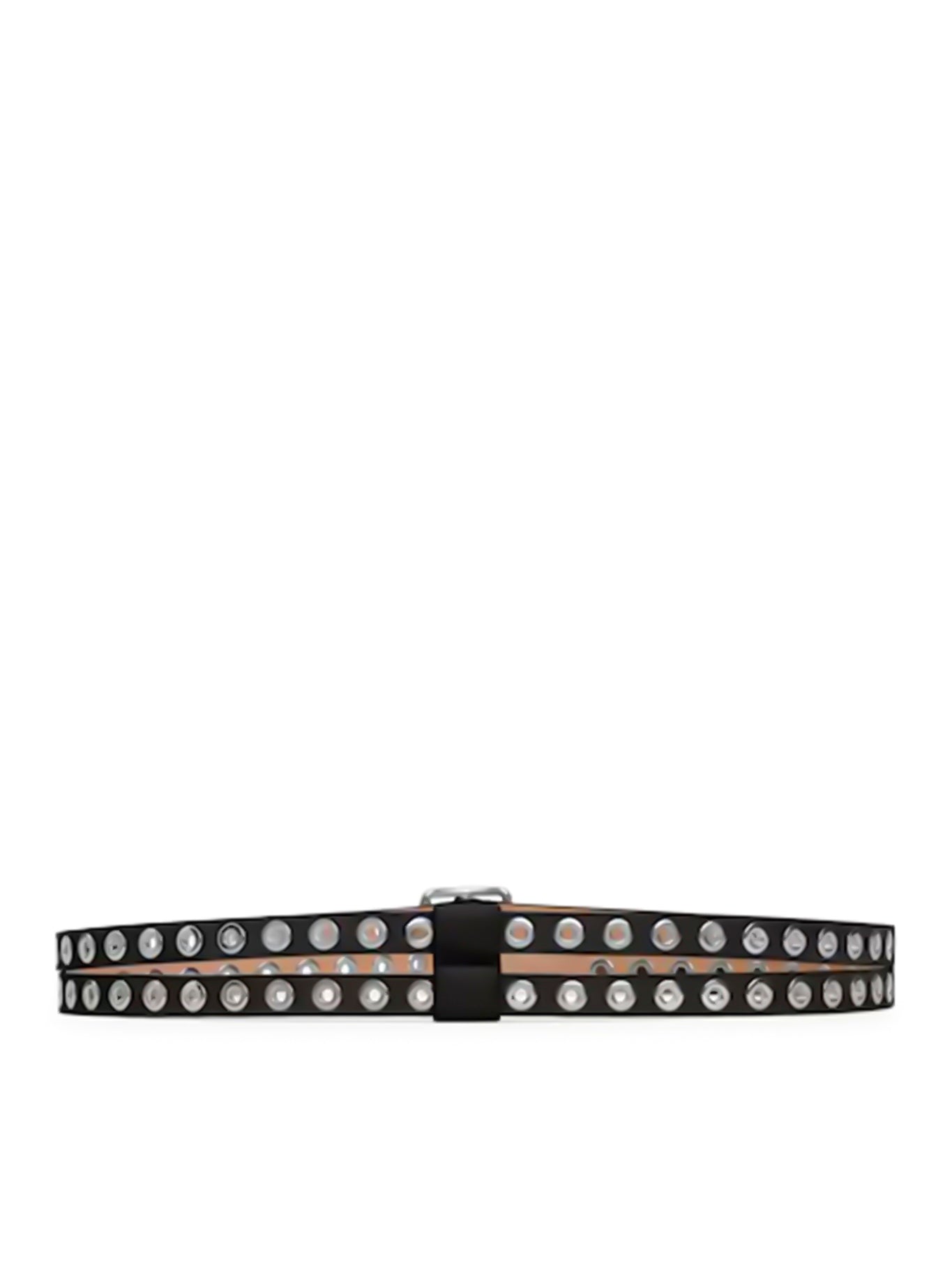 Double Biker Belt in Nubuck Leather - Stylish & Durable Waistband for Motorcycle Riding, Casual Wear & Fashion Outfits