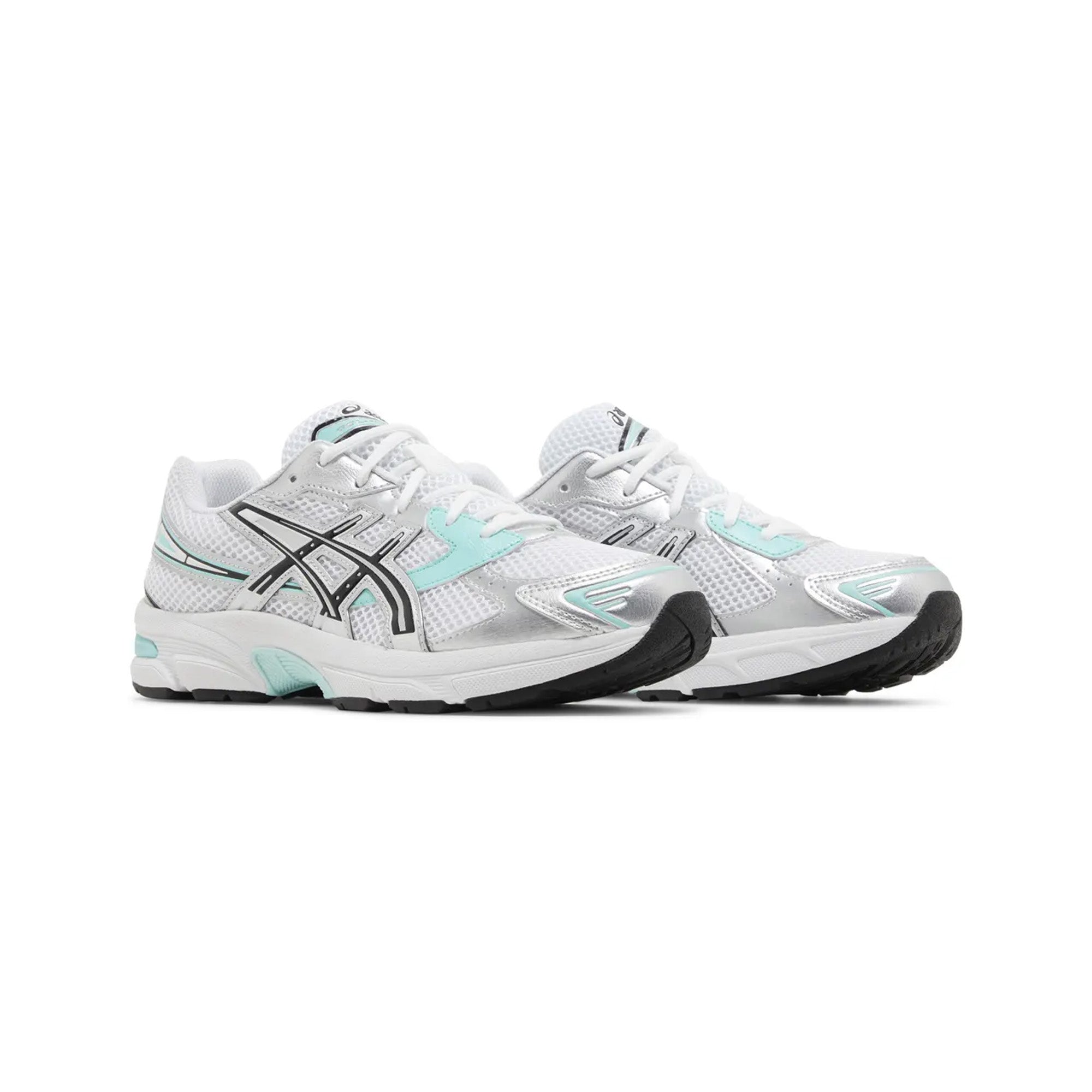 ASICS Gel 1130 'White Aqua' GS Running Shoes for Women (2024) - Lightweight Cushioned Sneakers for Jogging, Gym Workouts & Casual Wear