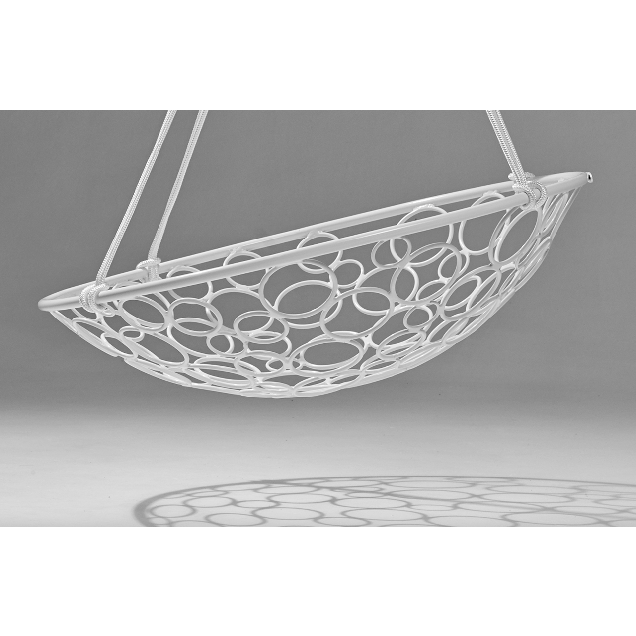 Hanging Basket Chair - Handwoven Rattan Swing Chair for Indoor & Outdoor Use - Perfect for Porch, Patio, Garden, and Backyard Relaxation