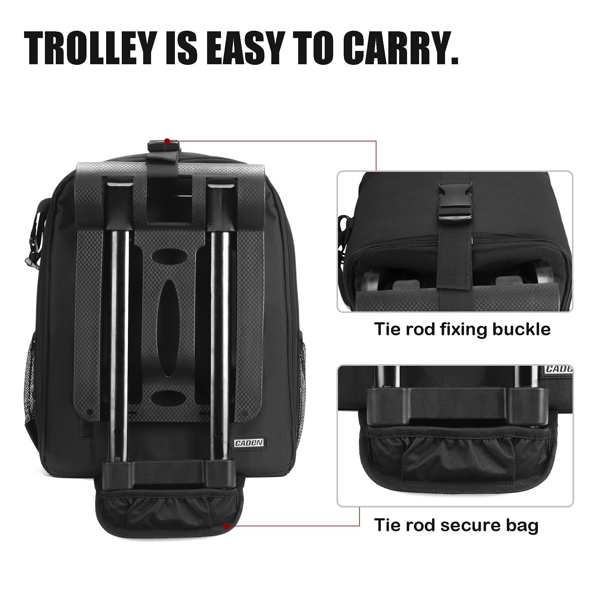 Professional Waterproof DSLR/SLR Mirrorless Camera Backpack - Compatible with Sony Canon Nikon Cameras & Lenses, Holds Tripod & Accessories (Large 5.0 Black) - Perfect for Travel, Hiking & Outdoor Photography