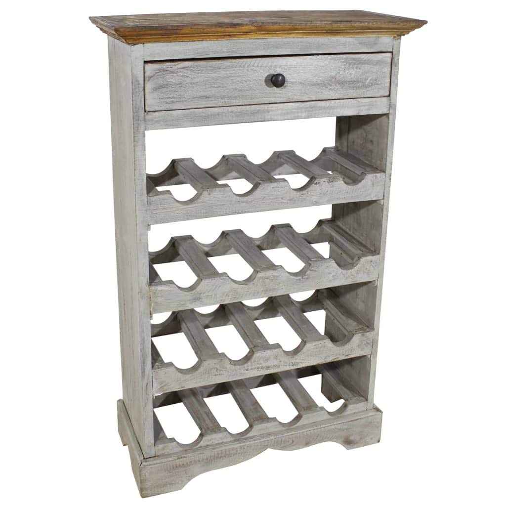 Premium Reclaimed Wood Wine Rack Cabinet - 21.7