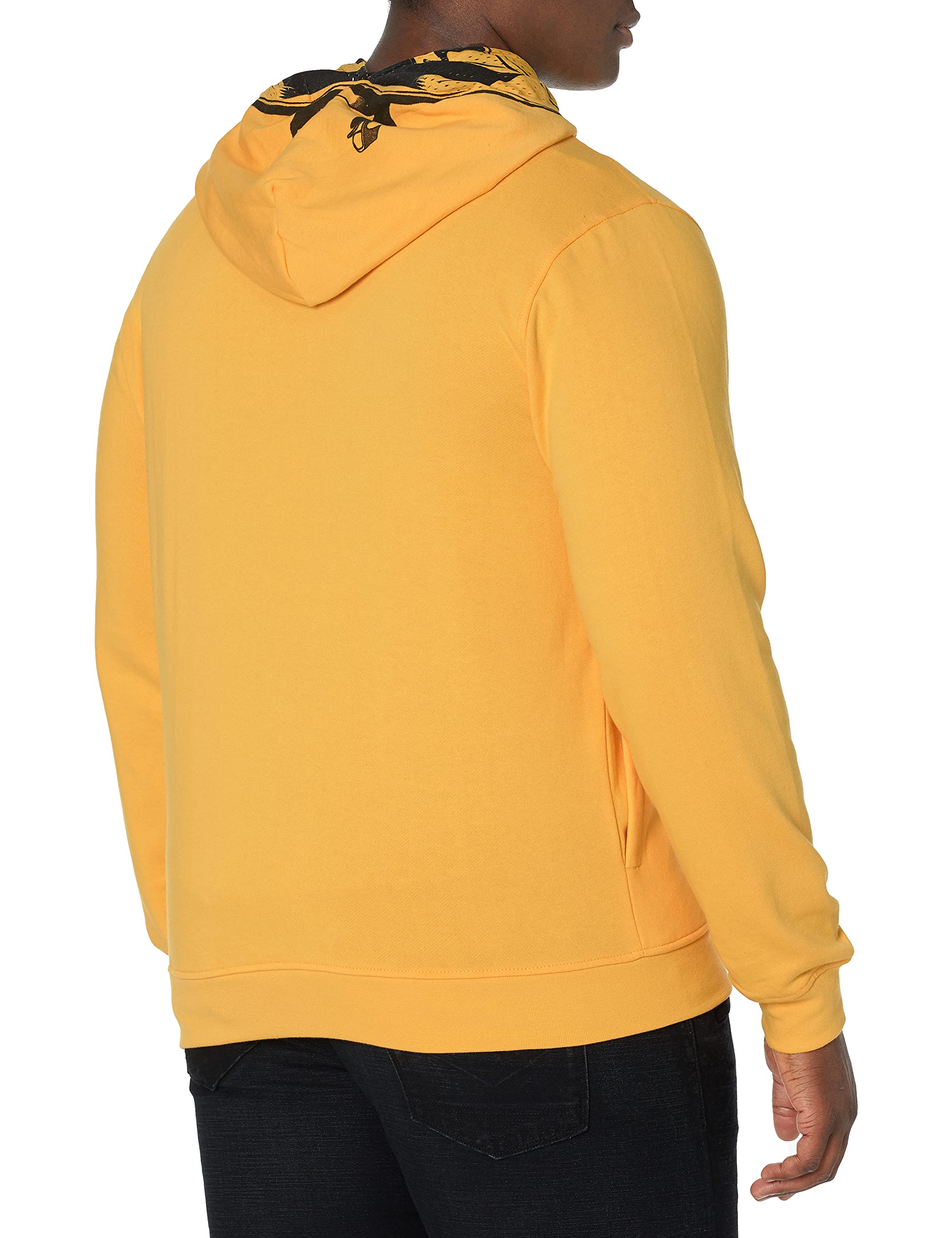 Men's Yellow Hazmat Sweatshirt - Chemical Resistant Workwear for Industrial Safety & Emergency Response | Perfect for Lab Technicians, Construction Workers & First Responders