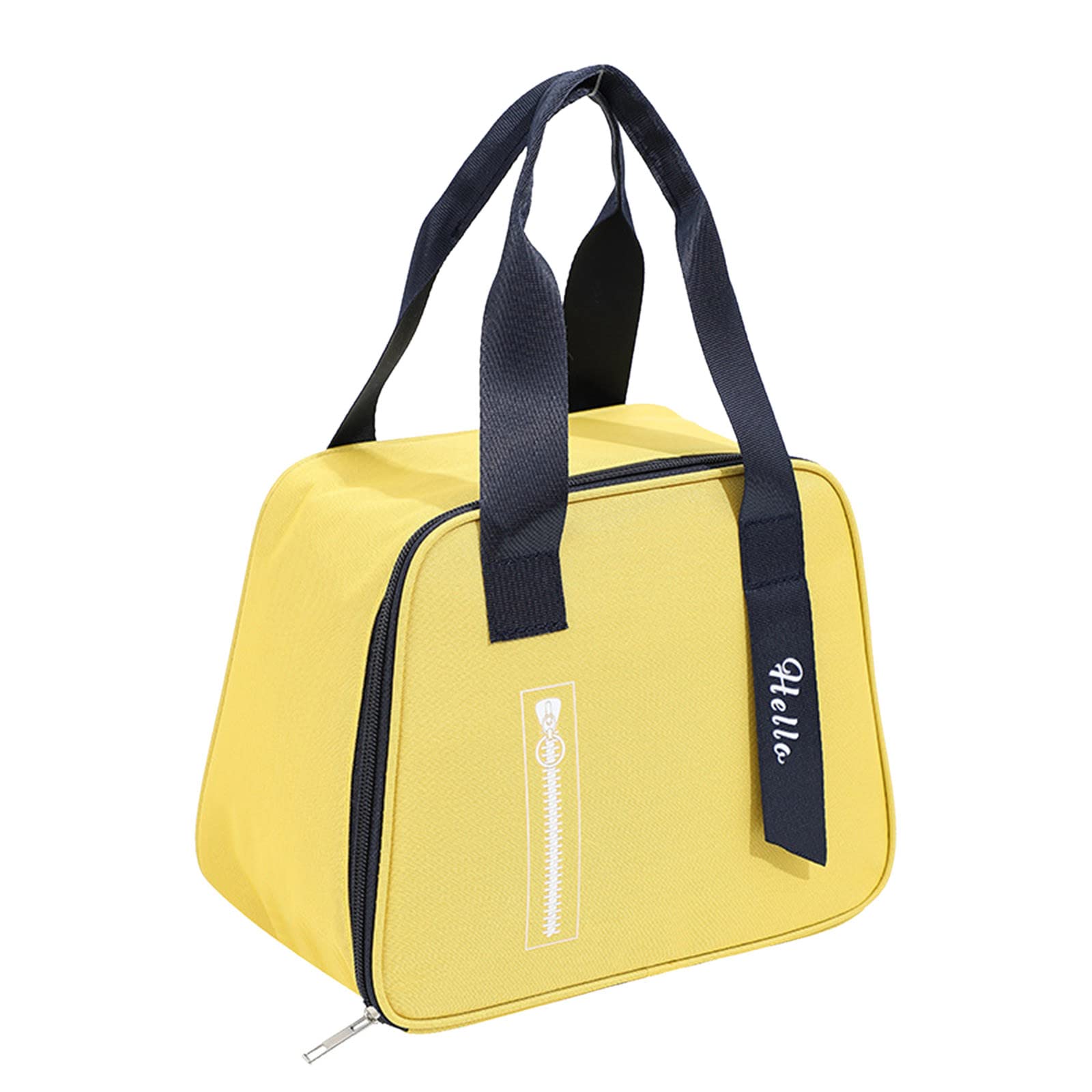 Stylish Insulated Lunch Bag for Women - Thermal Bento Box, Portable Food Container for Work, School & Travel - Yellow One Size - Perfect for Office, Picnics & Daily Commute