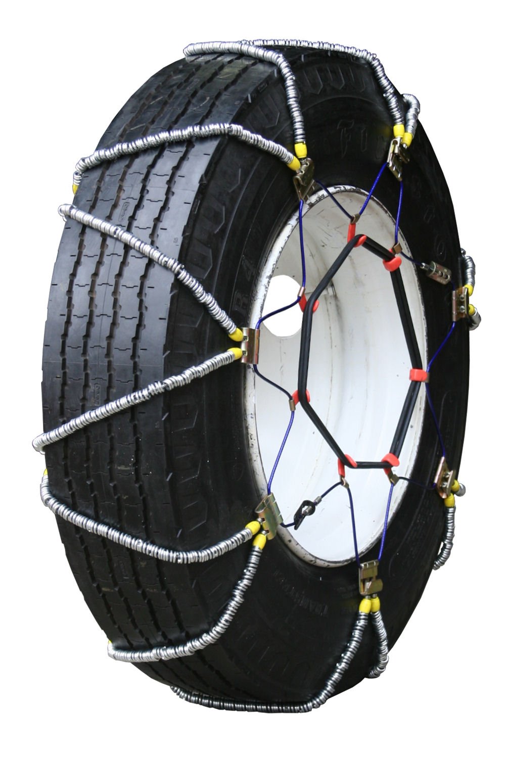 Volt Premium Commercial Truck Cable Tire Chains (QV869) - Heavy Duty Snow Chains for Winter Driving, Off-Road & Icy Conditions - Fits Semi Trucks & Large Vehicles
