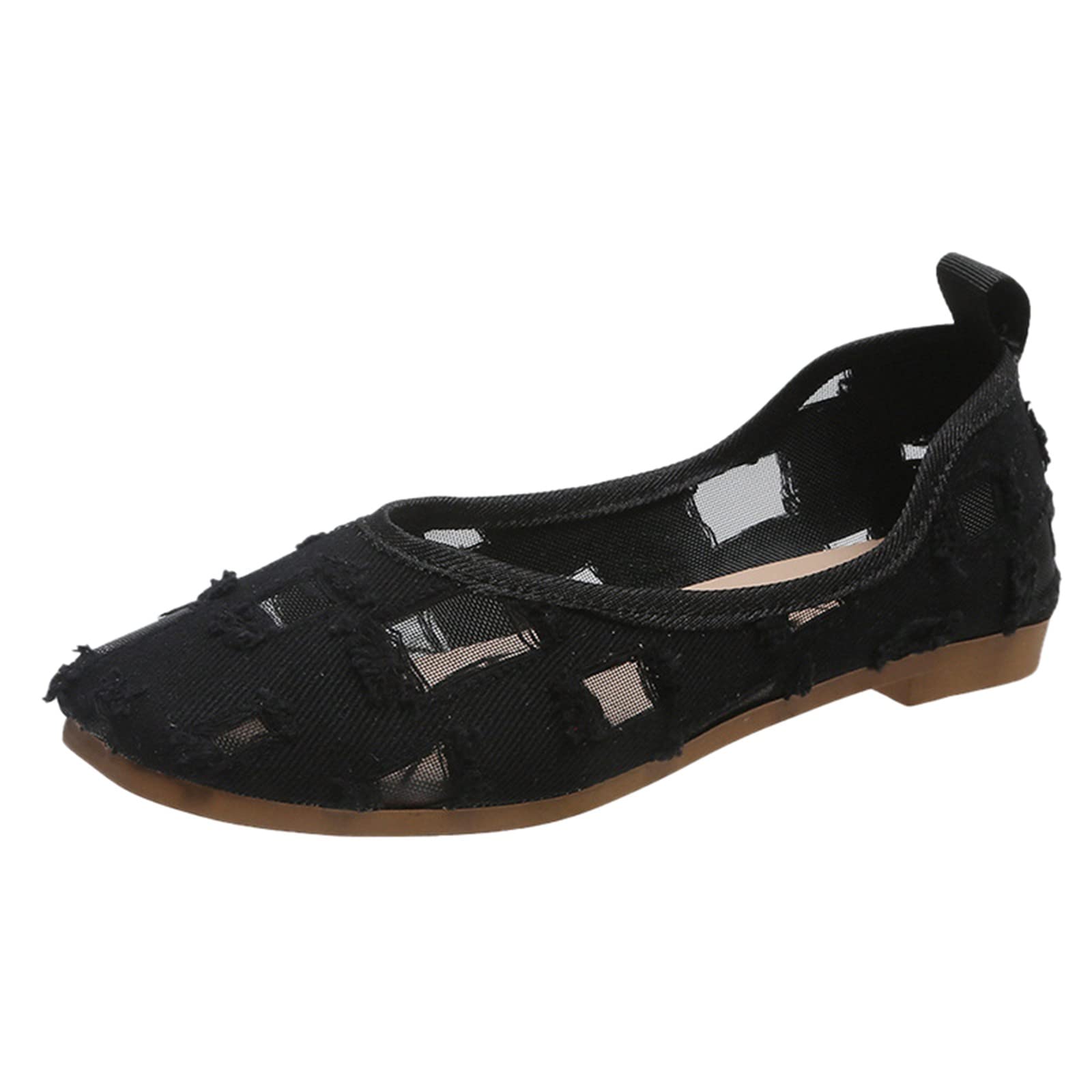 Gaoxin Women's Breathable Lace-Up Casual Flats - White Rubber Sole Comfort Shoes for Walking, Work & Everyday Wear