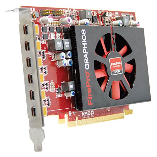 AMD FirePro W600 6GB GDDR5 Professional Graphics Card for CAD, 3D Rendering & Video Editing - Workstation GPU for Designers & Engineers
