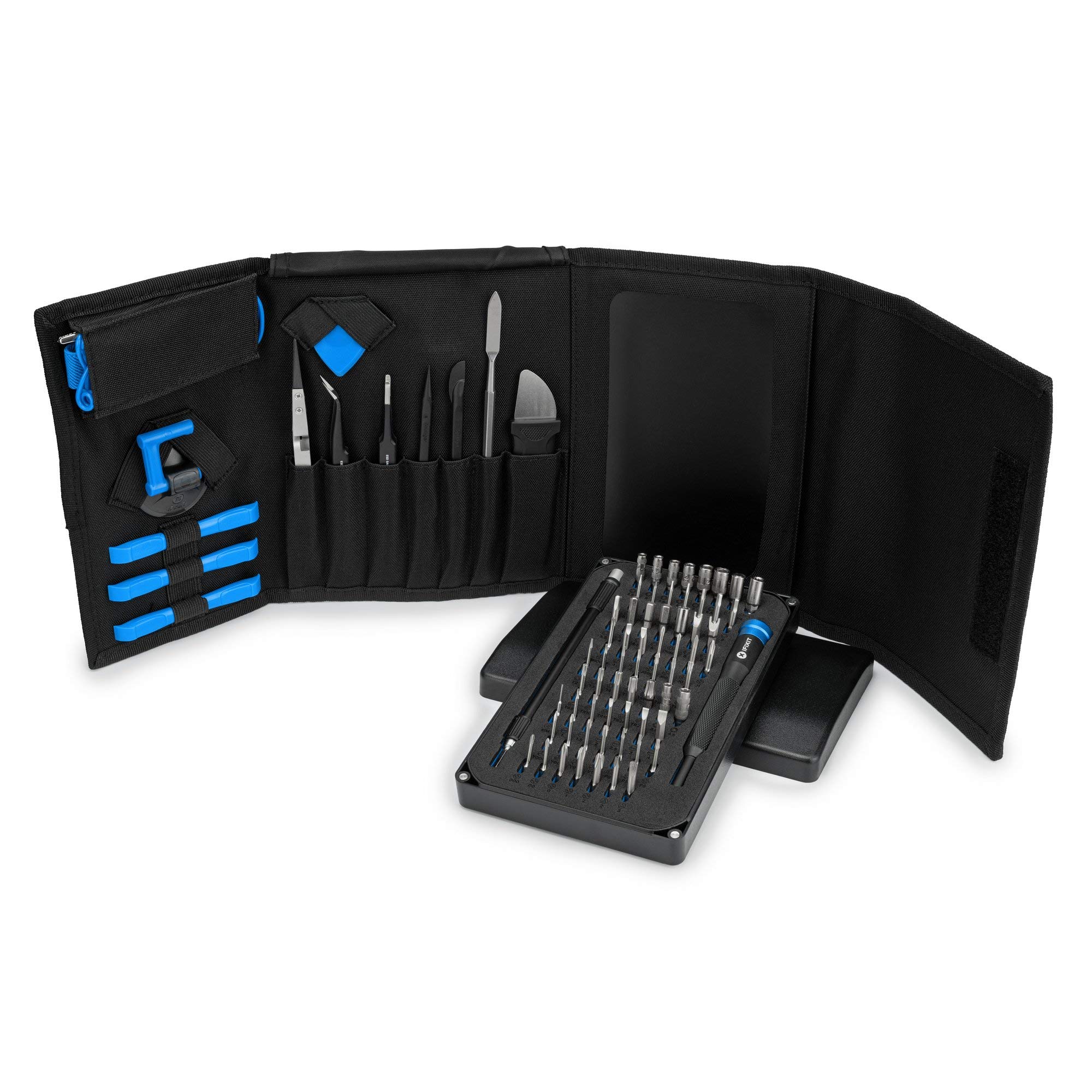 Pro Tech Toolkit with Magnetic Project Mat - 45-Piece Electronics Repair Set for Phones, Laptops, DIY - Perfect for Home Repairs & Tech Enthusiasts