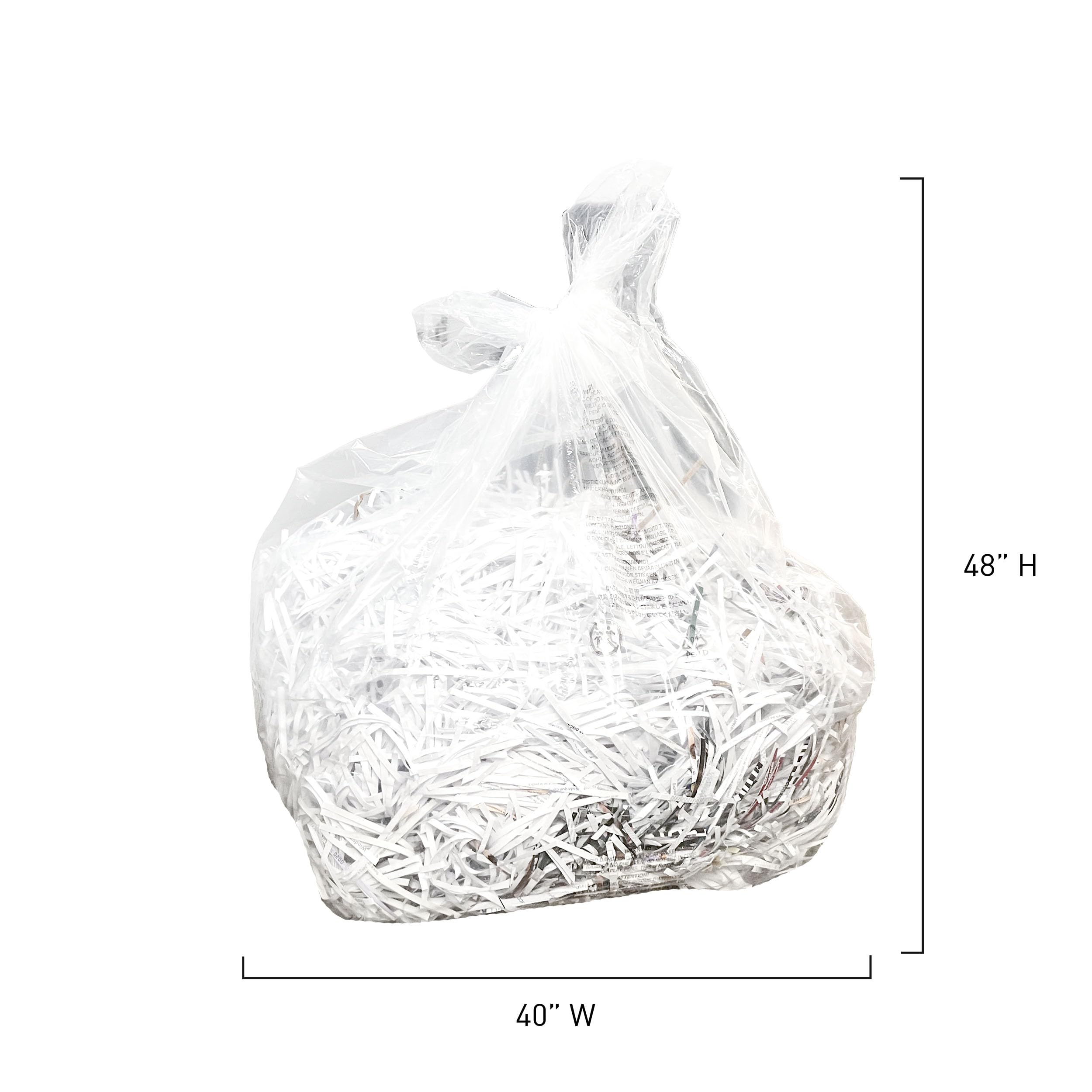 IDEAL AC0901H Heavy-Duty Shredder Bags - 40