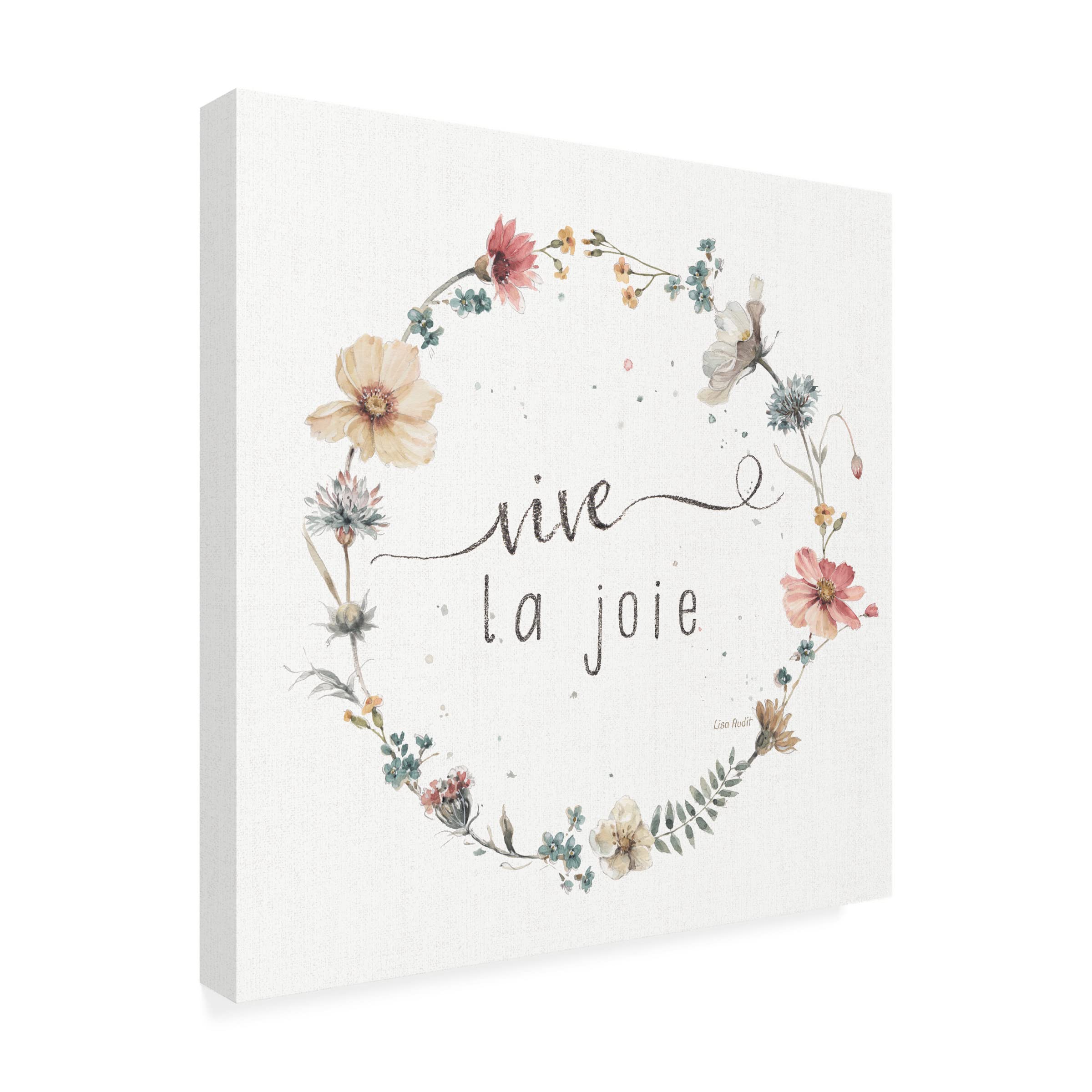Trademark Fine Art 'A Country Weekend XX French' Canvas Wall Art by Lisa Audit - Perfect for Living Room, Bedroom & Office Decor