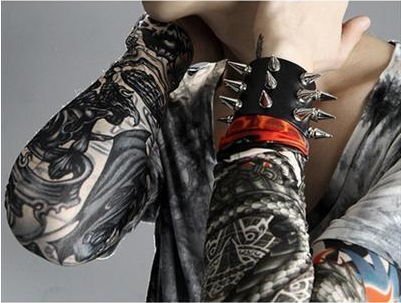 6 Pack Tattoo Compression Arm Sleeves - Breathable Sun Protection Sleeve Covers for Tattoos & UV Defense - Ideal for Tattoo Aftercare, Outdoor Sports & Sunscreen Protection