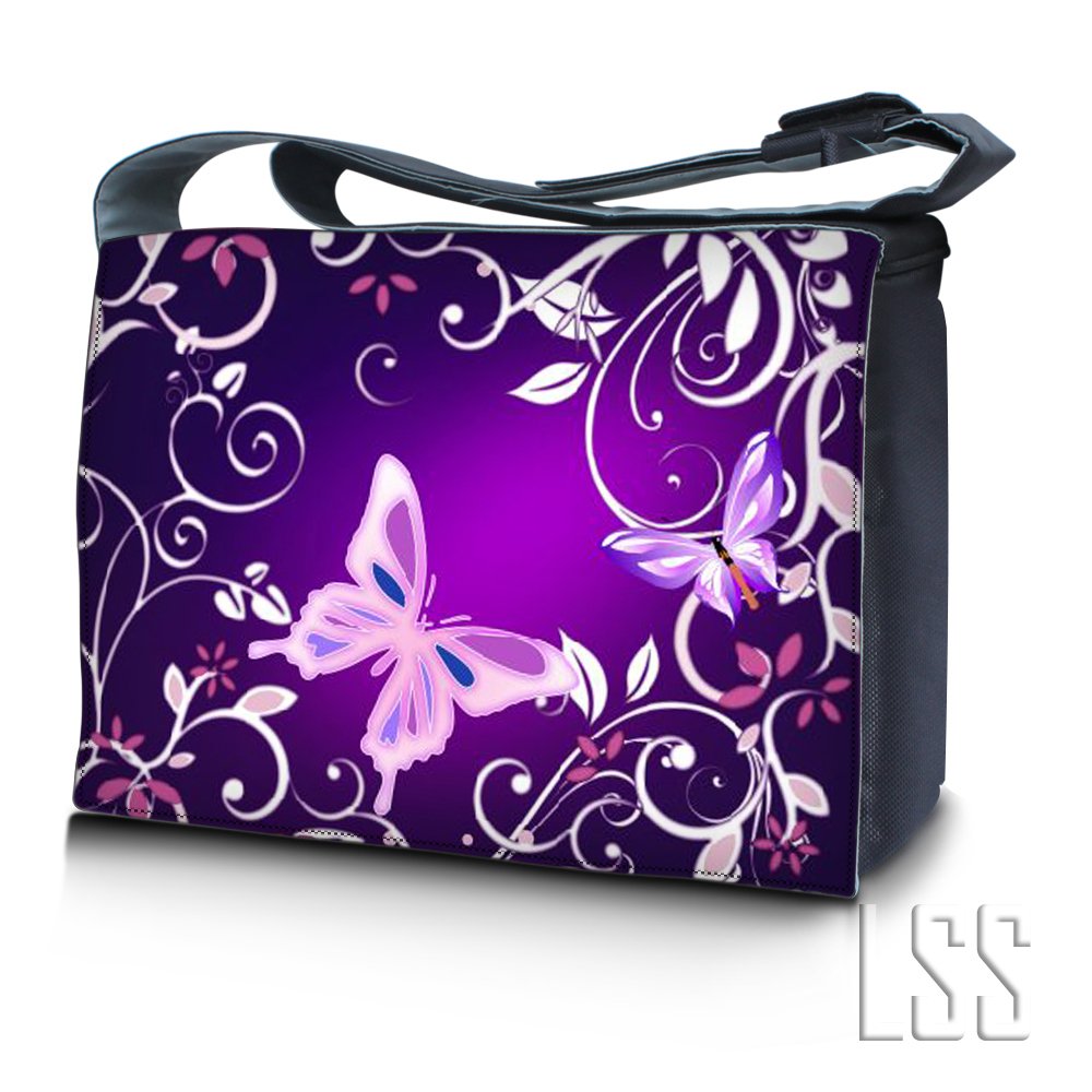 15.6 Inch Laptop Messenger Bag with Padded Compartment - Waterproof Shoulder Bag for 14