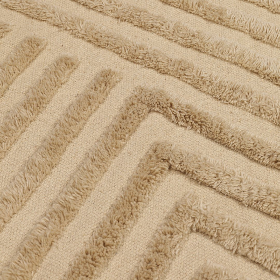 Ferm Living Crease Wool Rug - Soft & Durable Handmade Area Rug for Living Room, Bedroom, or Office - Perfect for Cozy Home Decor