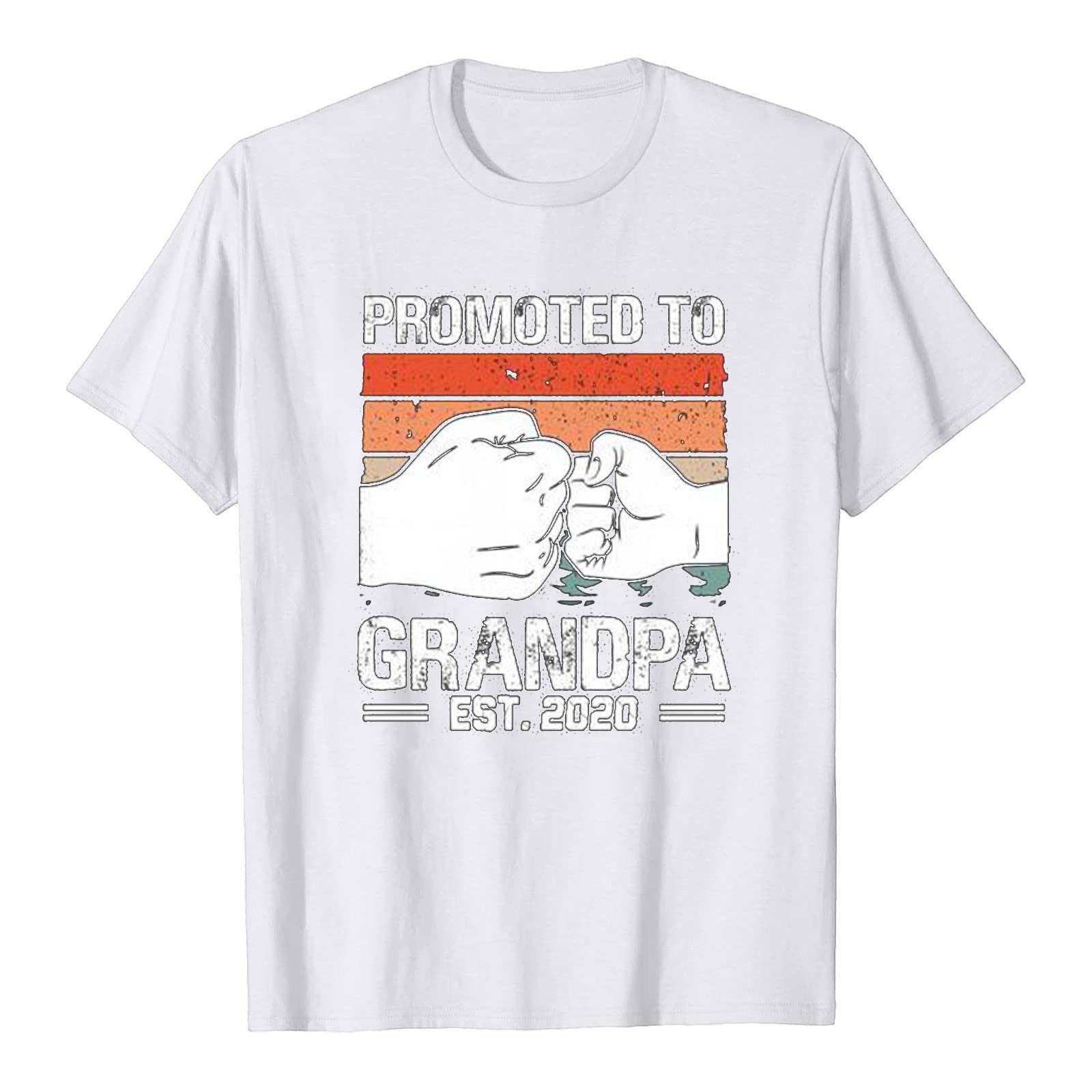 Father's Day T-Shirt for Men - Summer Short Sleeve Letter Print Cotton Tee - Gift for Dad, Husband, Grandpa - Perfect for BBQ, Beach & Family Gatherings