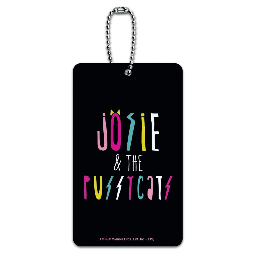 Josie & The Pussycats Luggage Tag - Riverdale Inspired Suitcase ID Card Holder for Carry-On Bags - Perfect for Travel, Cosplay & Music Festival Accessories