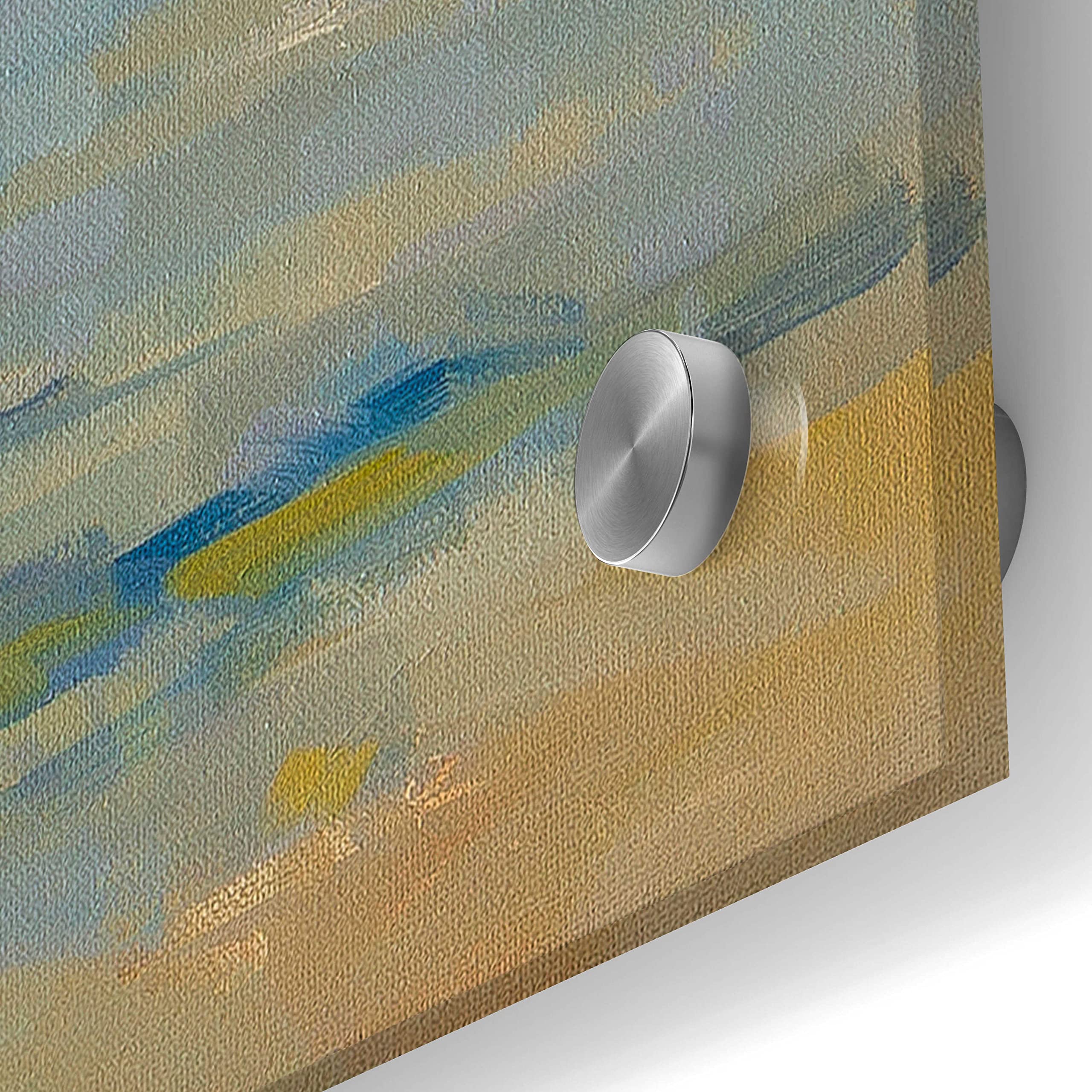 Kasia Bruniany 'At Water's Edge' Acrylic Glass Wall Art - 36x36 Inches Modern Abstract Painting for Living Room, Bedroom & Office Decor