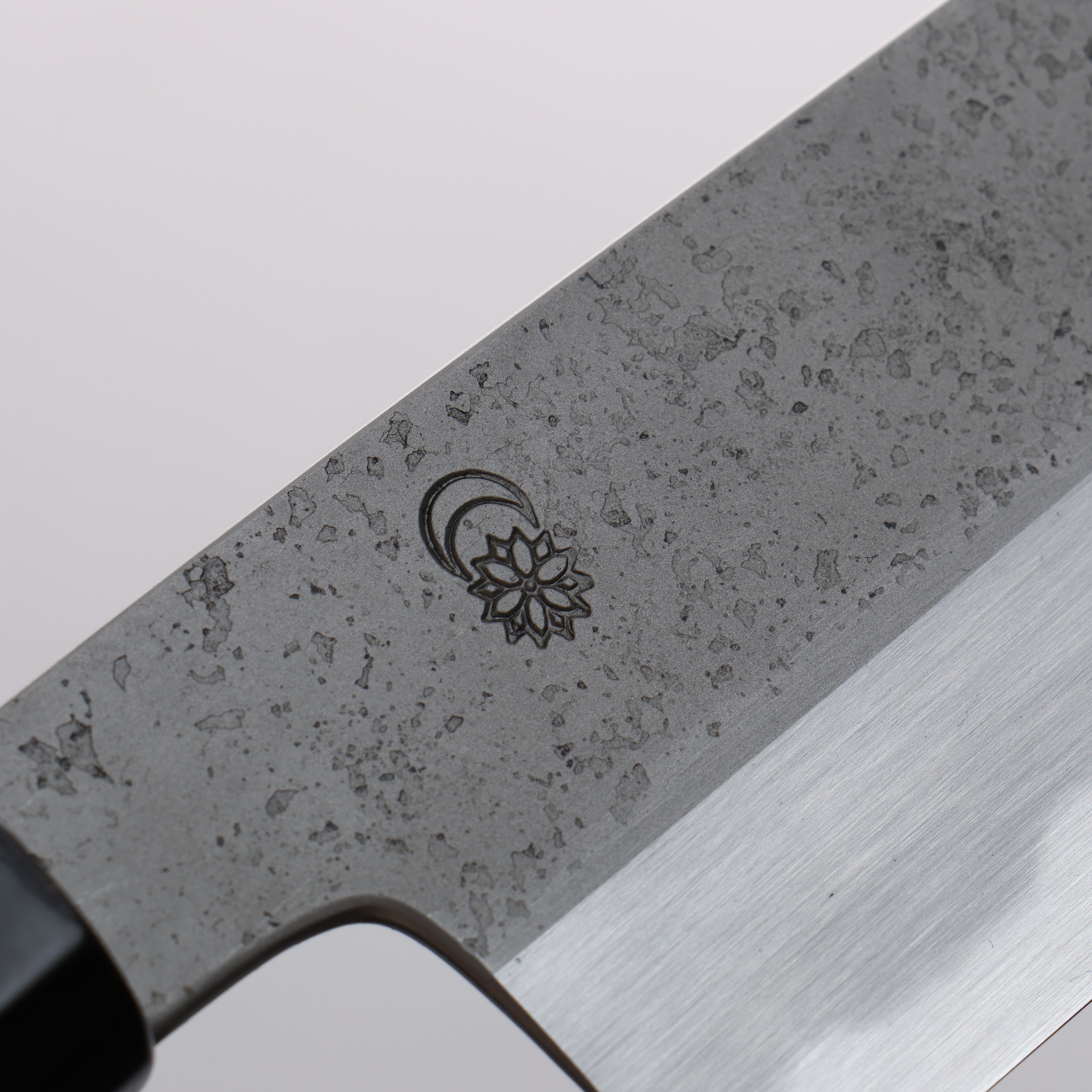 Premium Kikuzuki White Steel No.2 Nashiji Santoku Knife 180mm with Magnolia Wood Handle - Perfect for Slicing, Dicing & Chopping Vegetables, Meat & Fish in Professional & Home Kitchens
