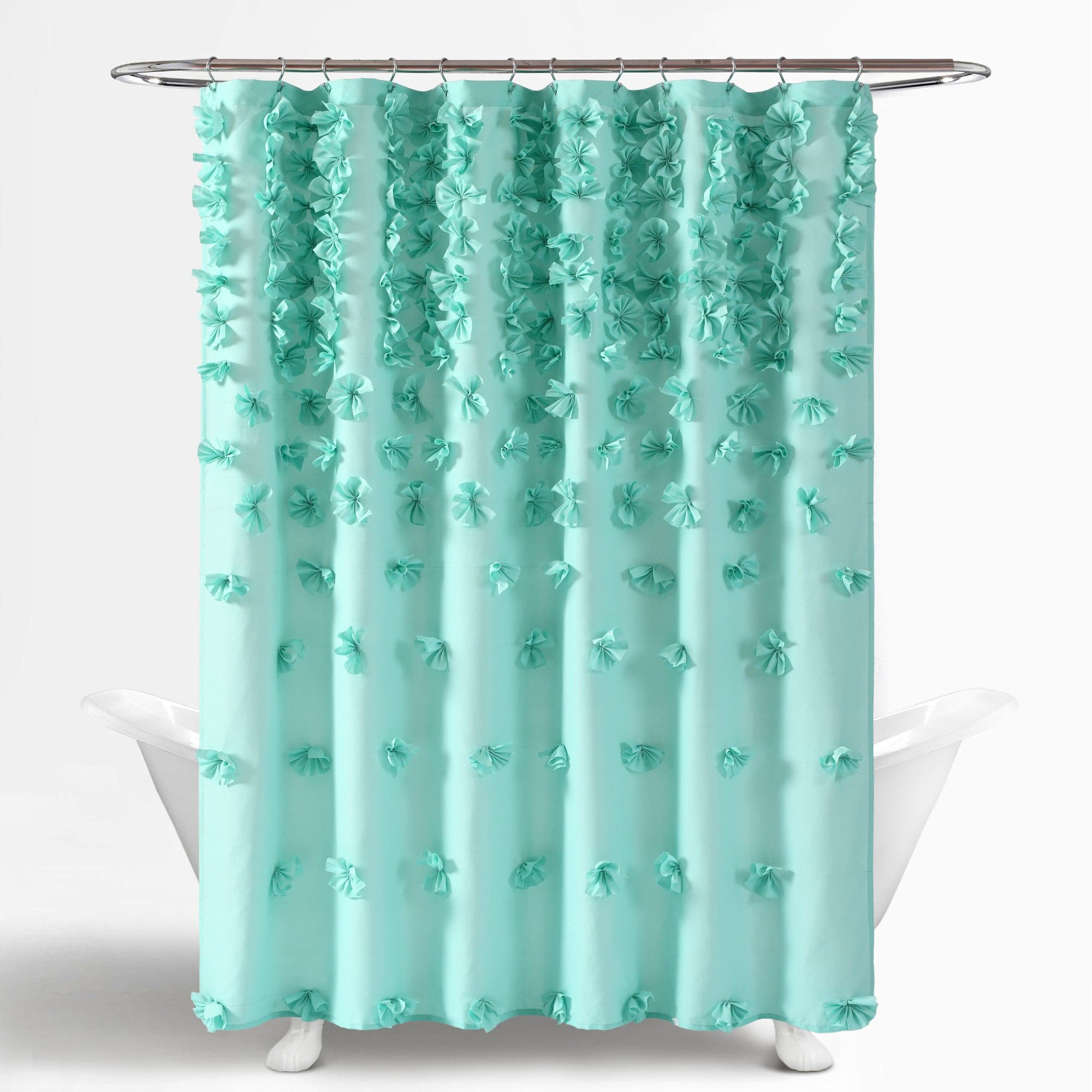Riley Waterproof Shower Curtain - Elegant Bathroom Decor for Modern Homes | Perfect for Bathrooms, Dorms & Apartments