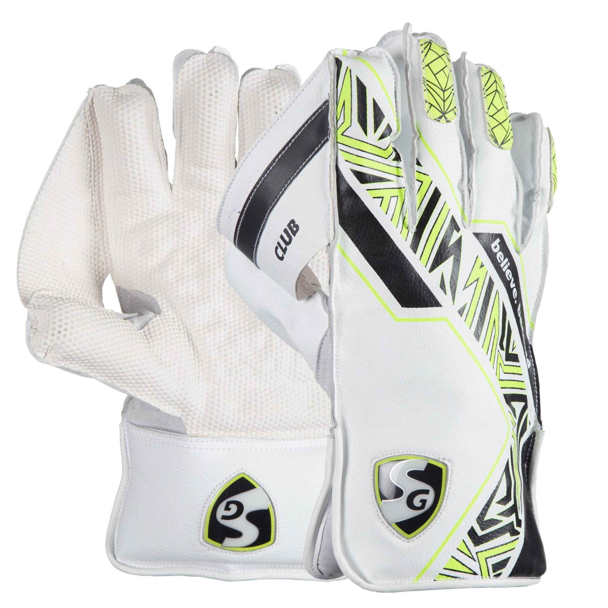 SG Club Wicket Keeping Gloves - Premium Cricket Wicket Keeper Gloves for Practice & Matches | Perfect for Cricket Training, Games & Professional Play