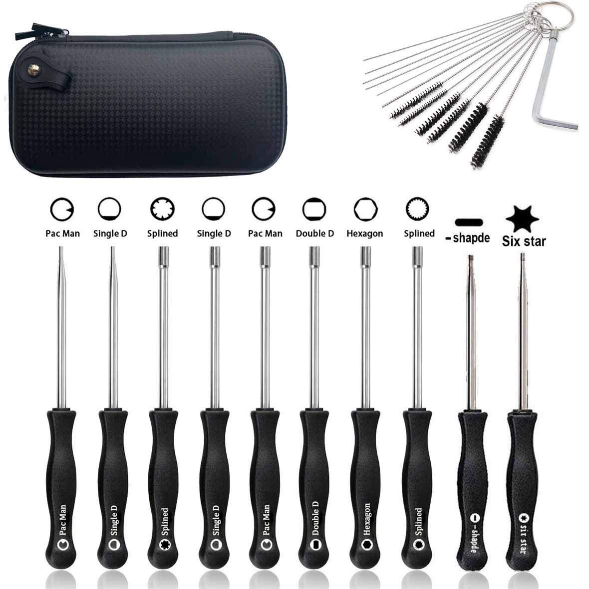 10pcs Carburetor Tool Set for 2-Cycle Engines - Tune Up & Cleaning Kit for Motorcycles, Lawn Mowers