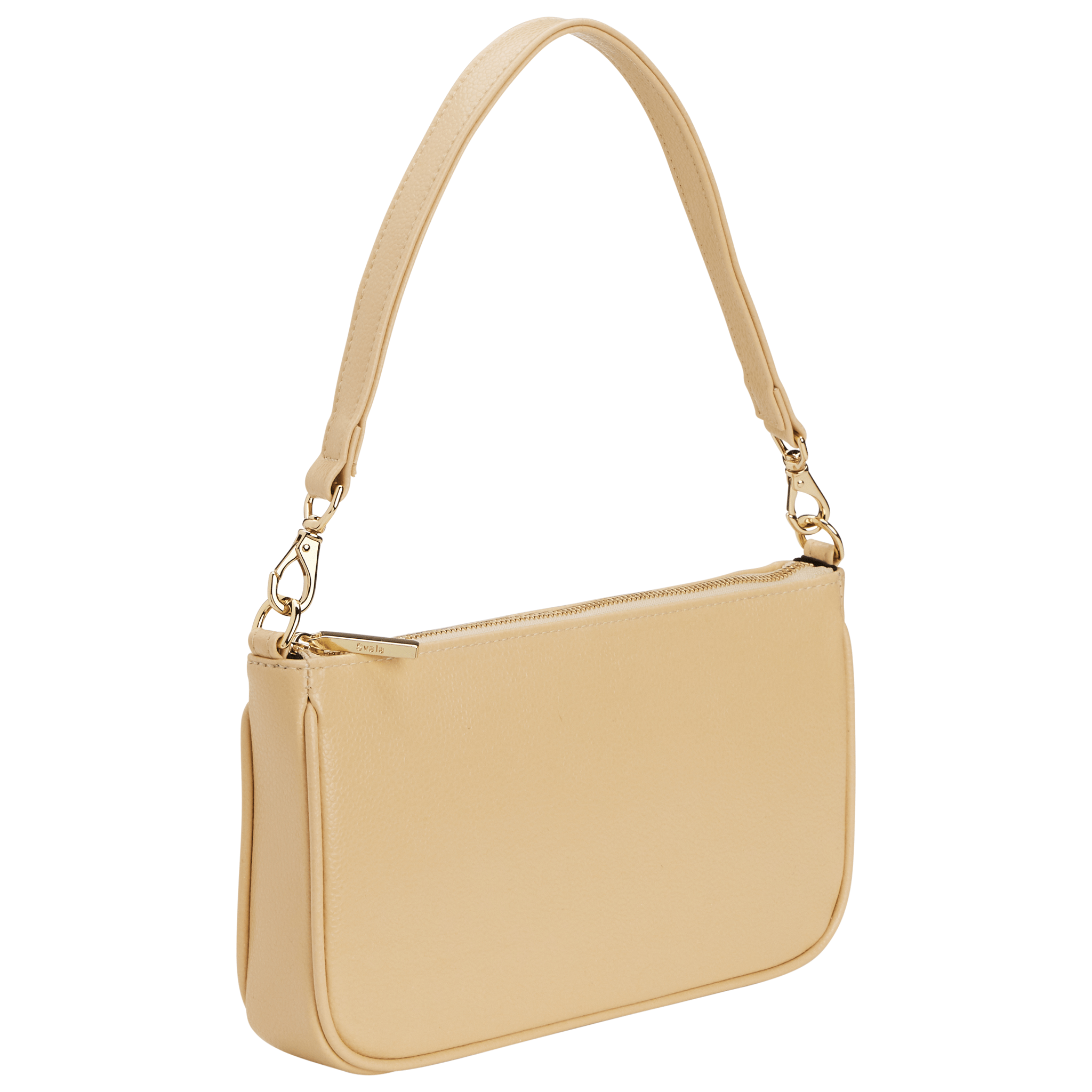 Gaia MIRUM® Vegan Leather Shoulder Bag for Women - Tan Brown Crossbody Purse | Eco-Friendly Fashion Accessory for Work, Travel & Everyday Use