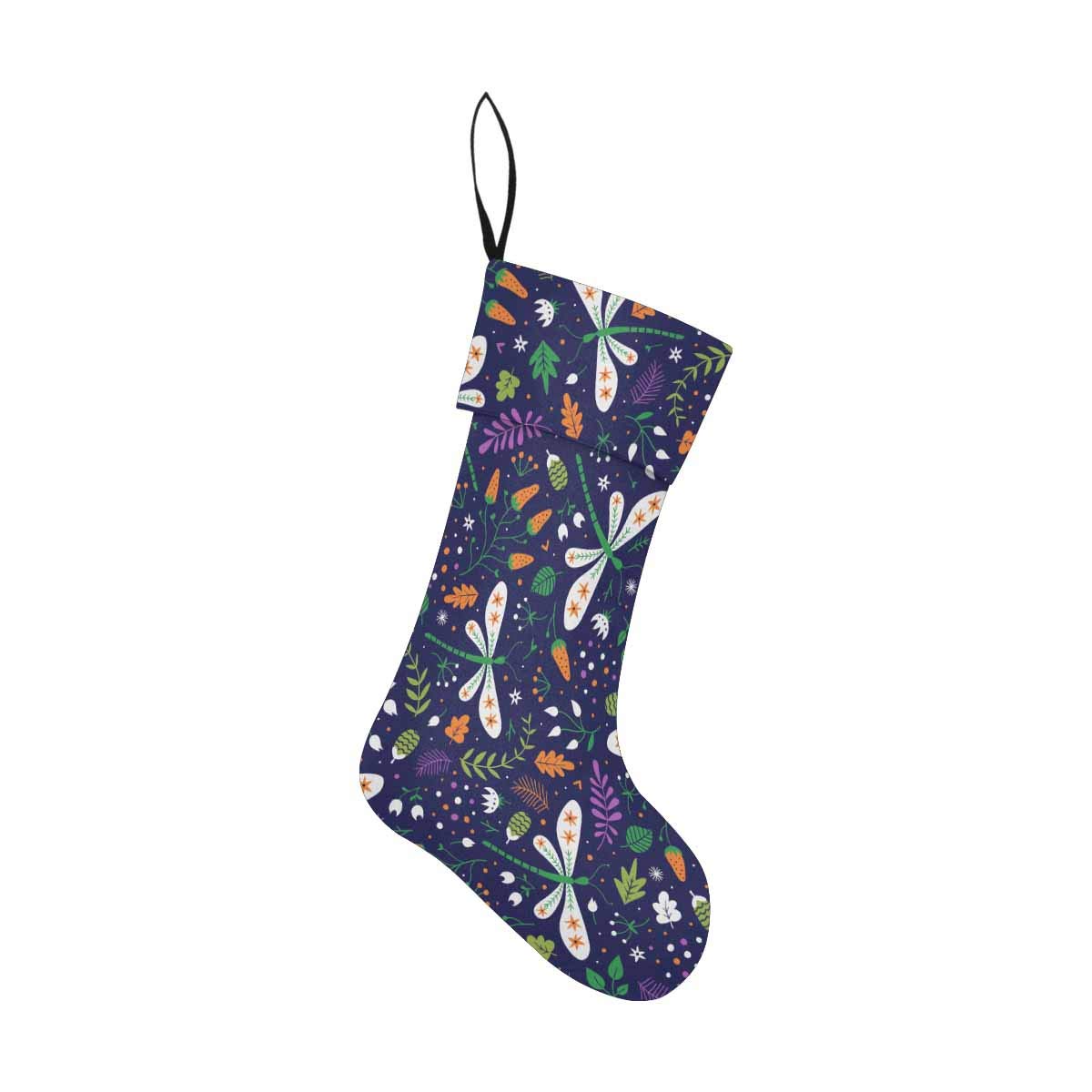 Forest Berries & Dragonflies Christmas Stockings - Festive Holiday Decorations, Unique Gift for Xmas - Perfect for Fireplace Mantel, Tree Decor & Stocking Stuffers